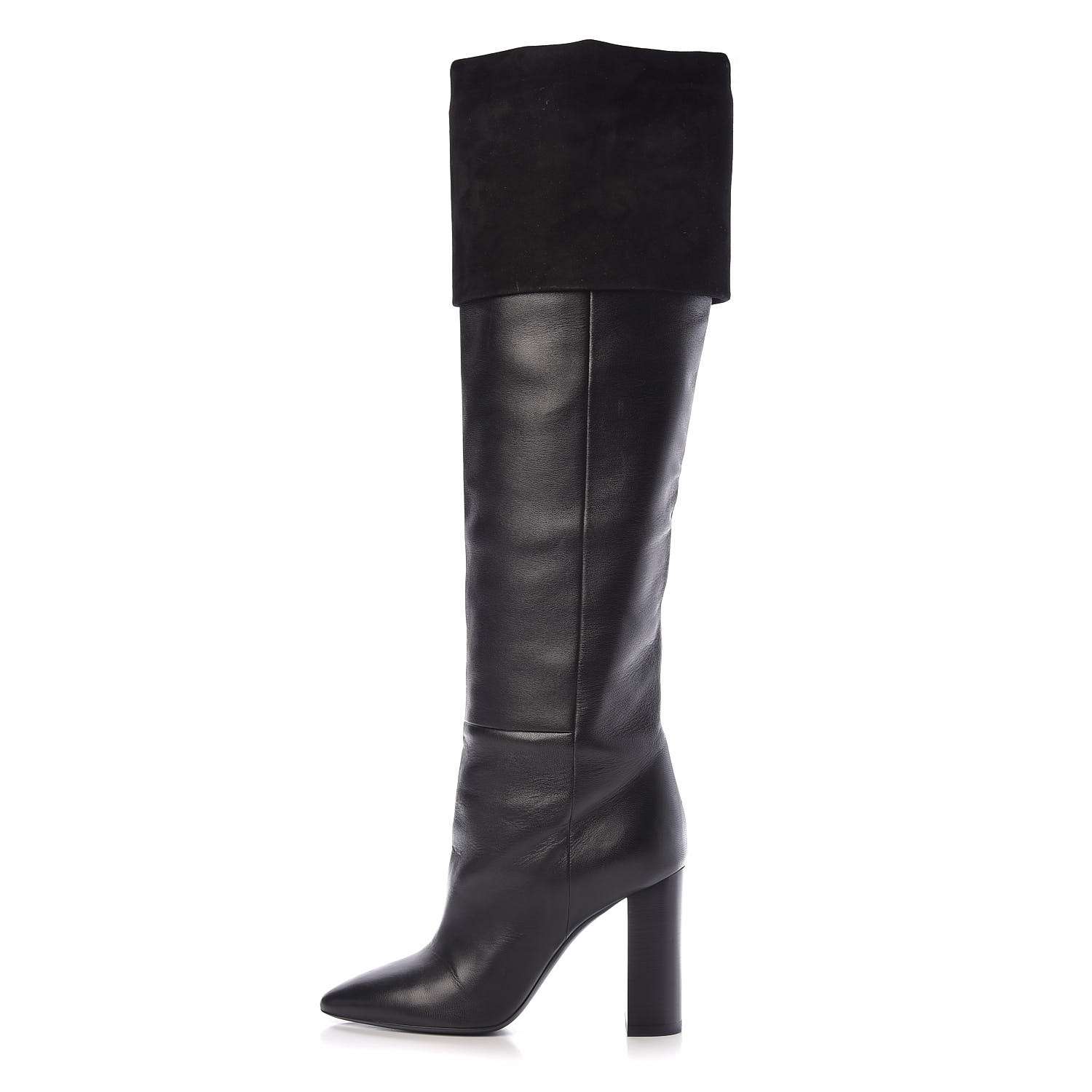 yves saint laurent over the knee boots