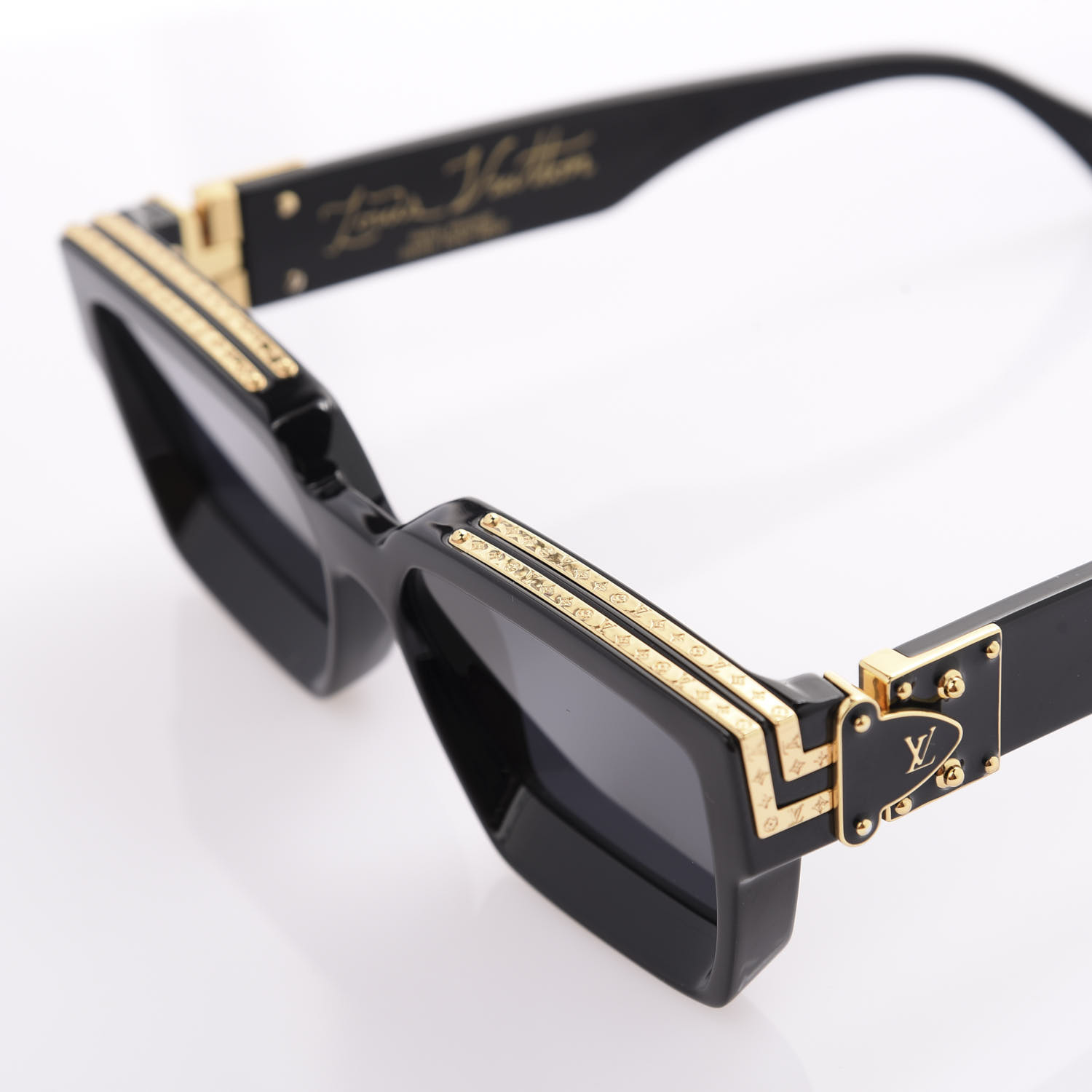 Louis Vuitton Acetate 1 1 Millionaires Z1165w Sunglasses Black 634523 Fashionphile
