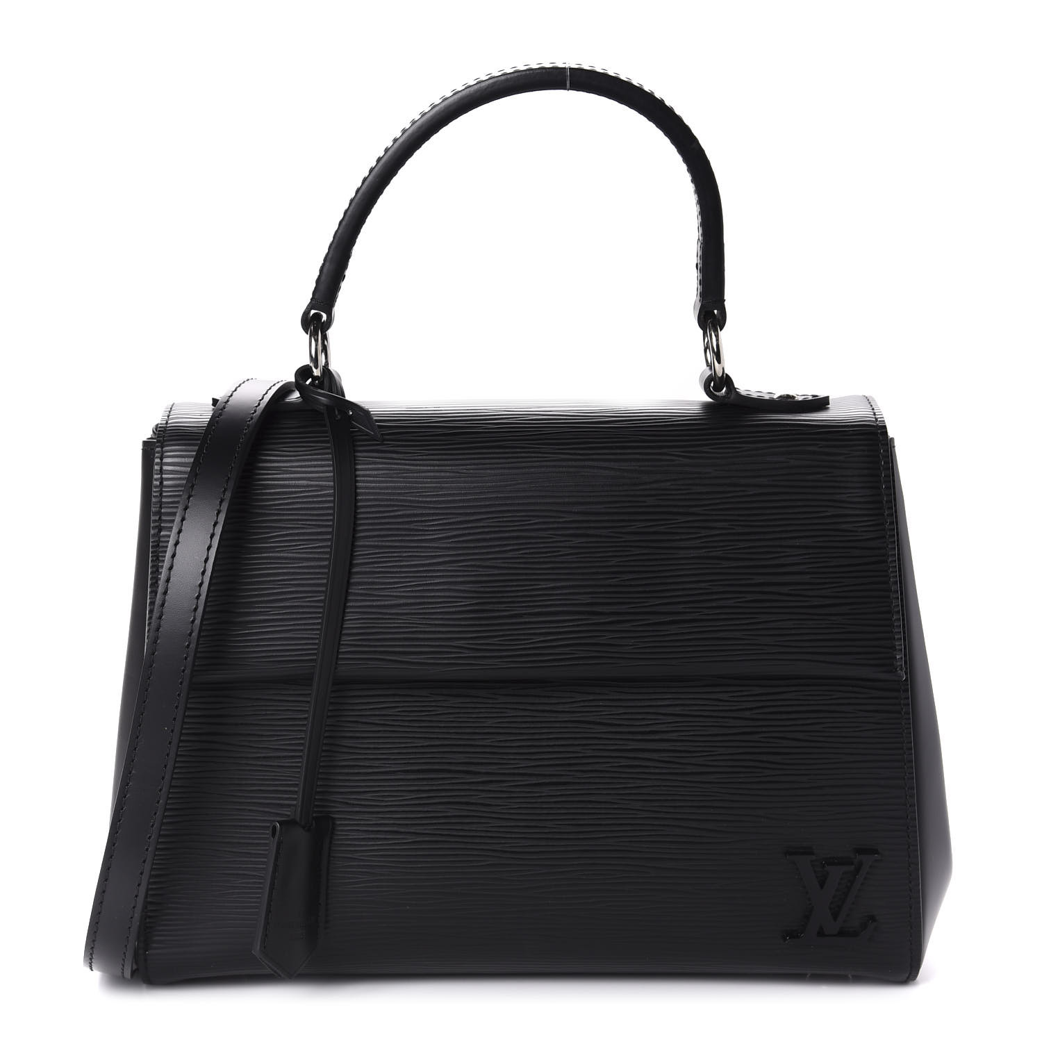 louis vuitton black epi leather cluny