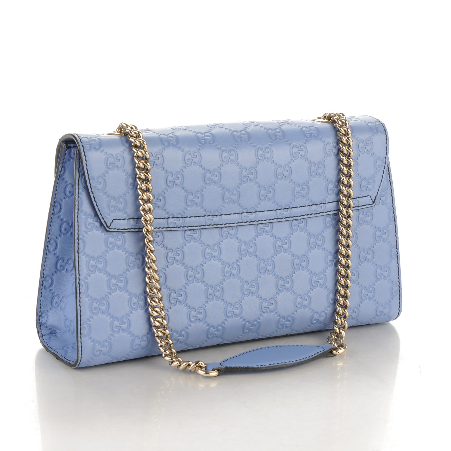 gucci emily guccissima chain shoulder bag