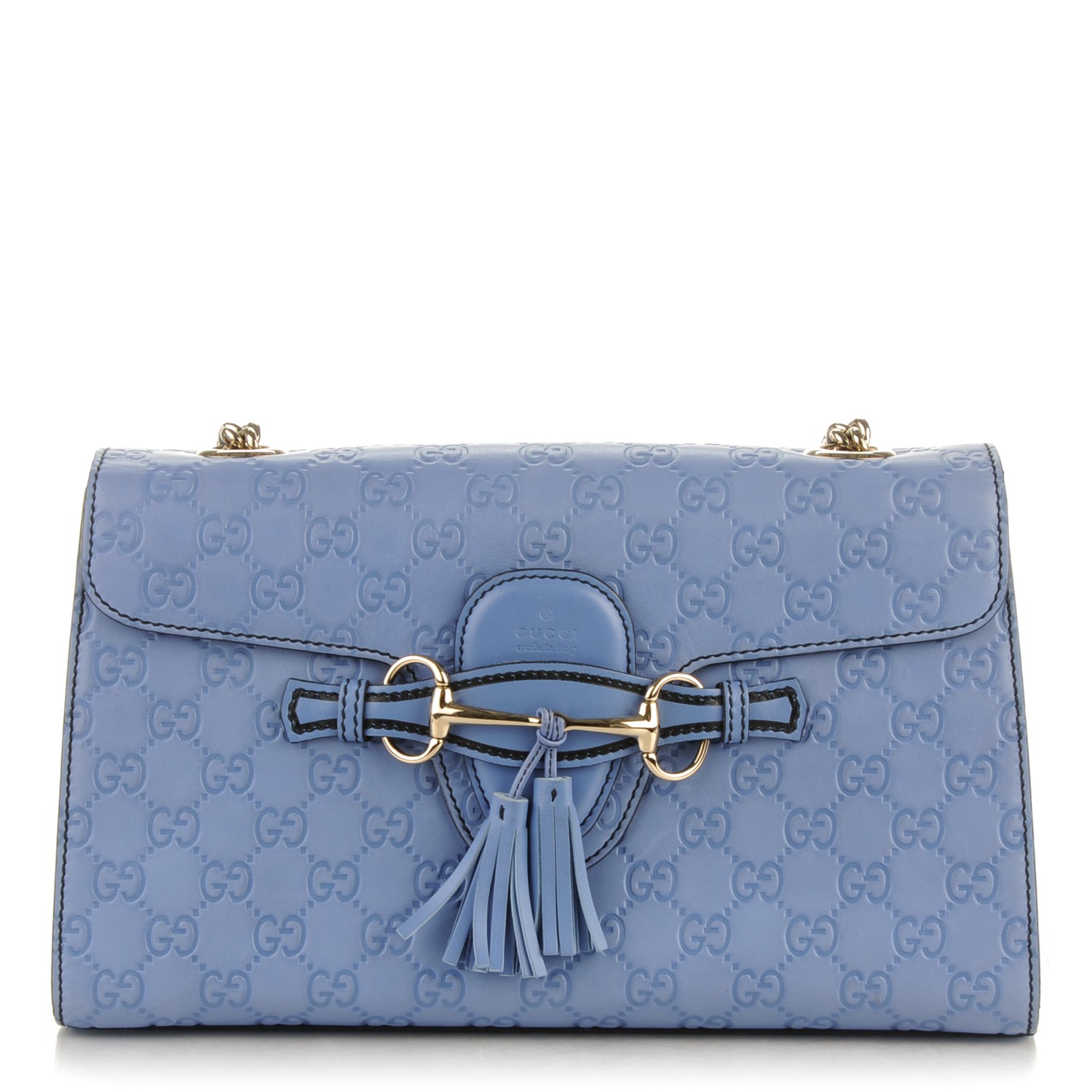 gucci emily guccissima chain shoulder bag