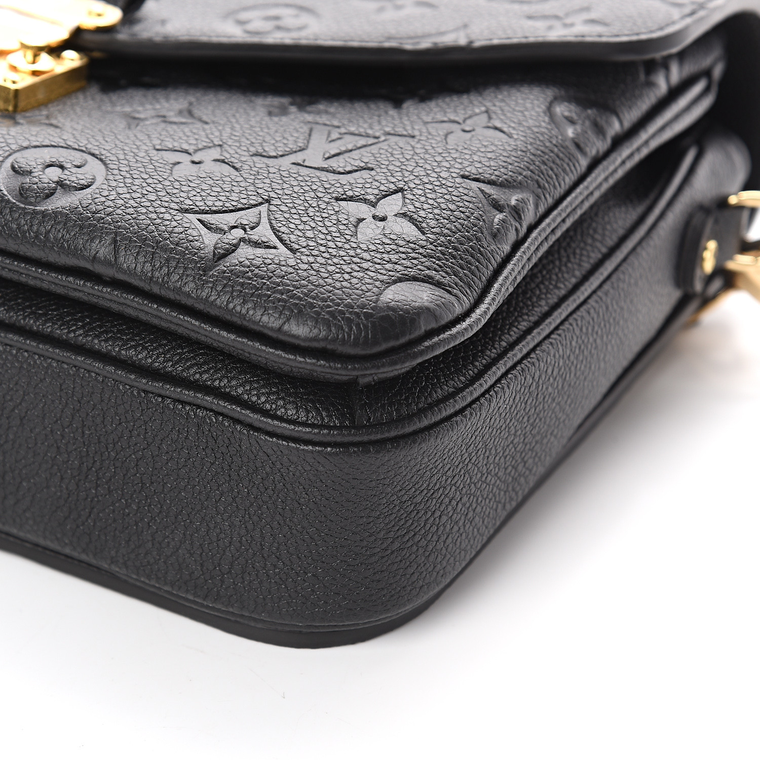 louis vuitton pochette metis empreinte black