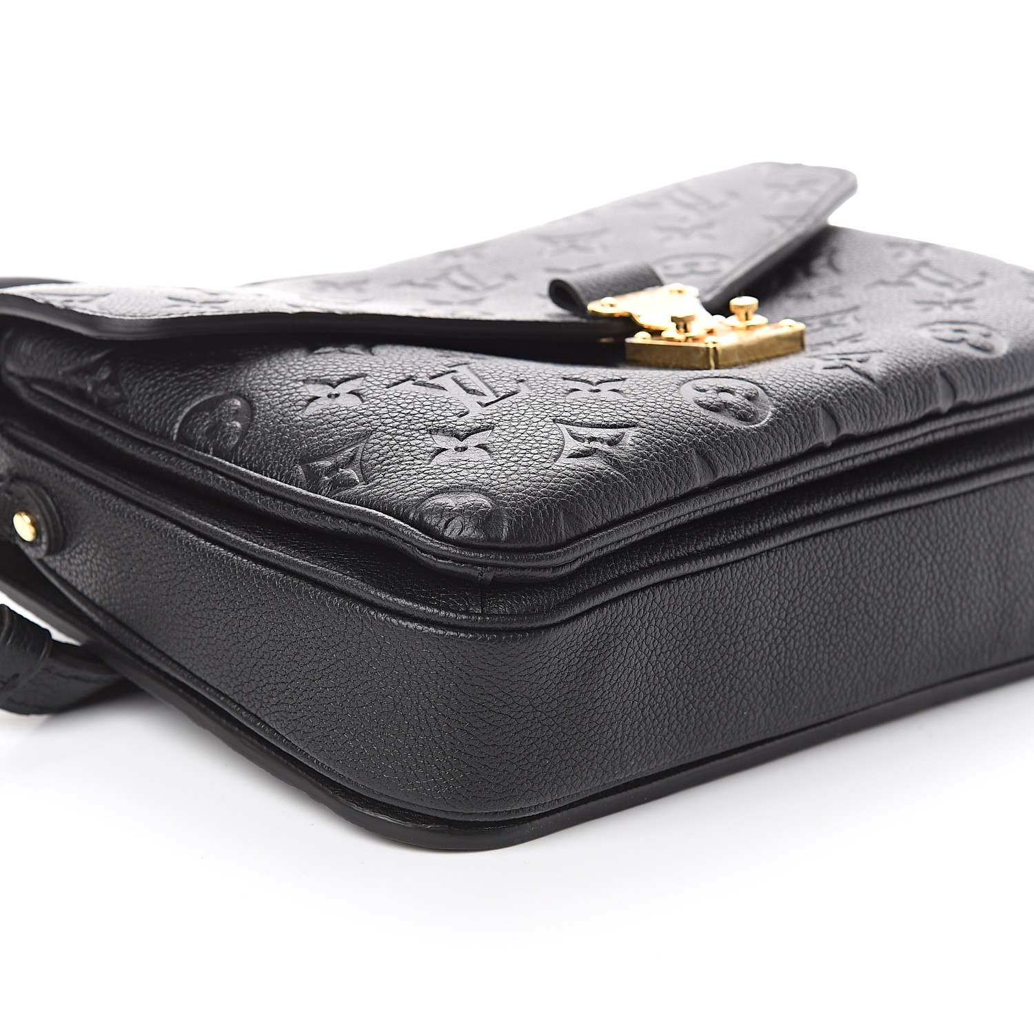 louis vuitton pochette metis empreinte black