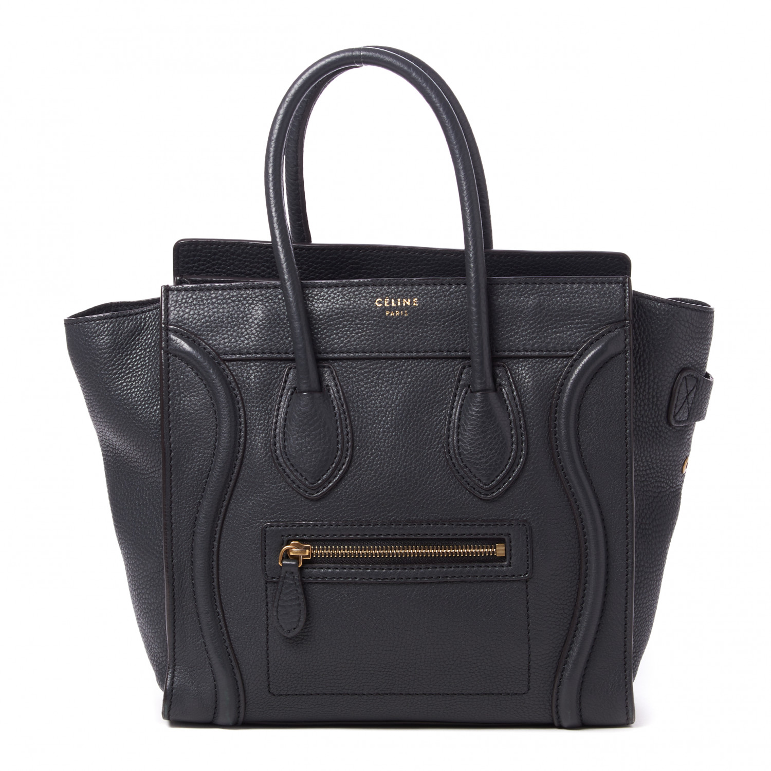 celine micro luggage drummed calfskin