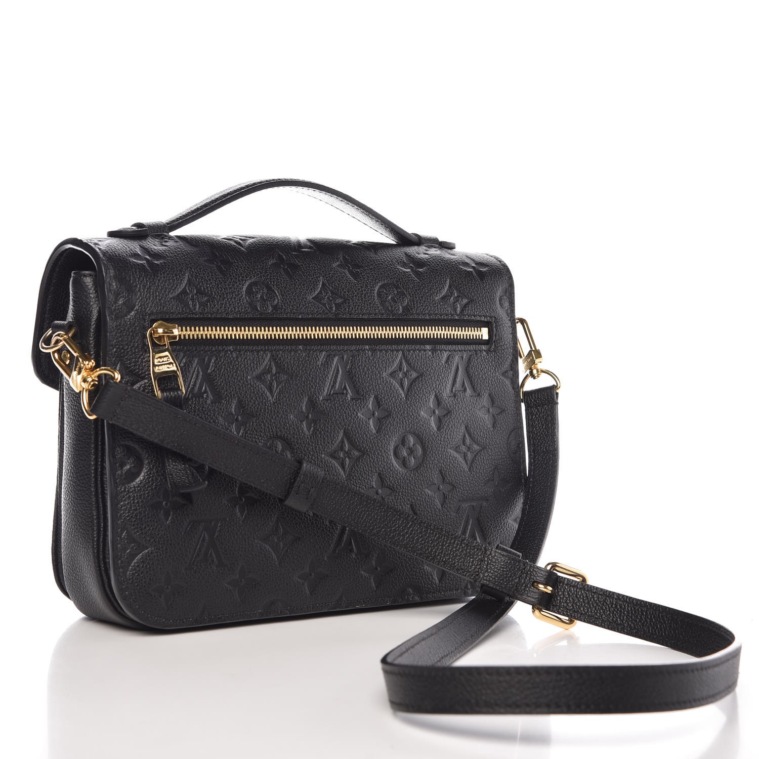 louis vuitton pochette metis empreinte black