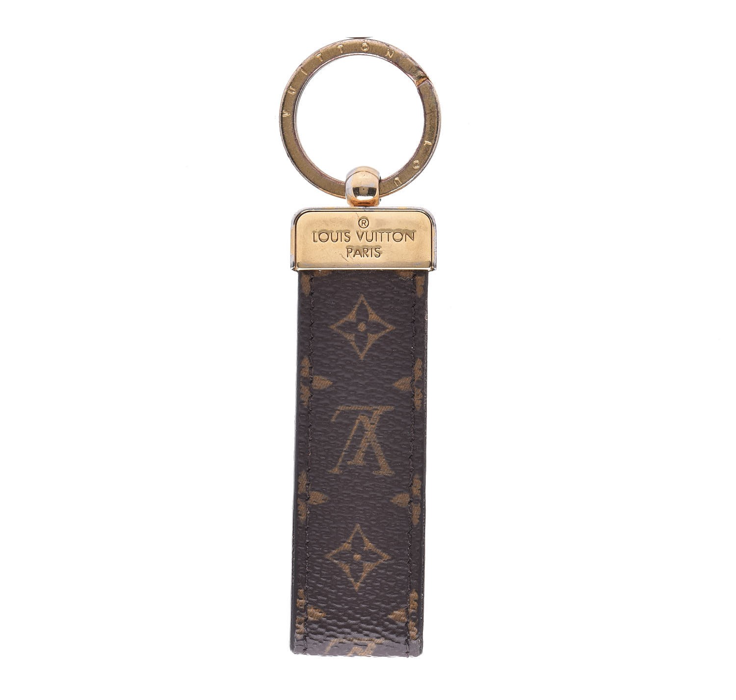 LOUIS VUITTON Monogram Dragonne Key Holder 339842 | FASHIONPHILE