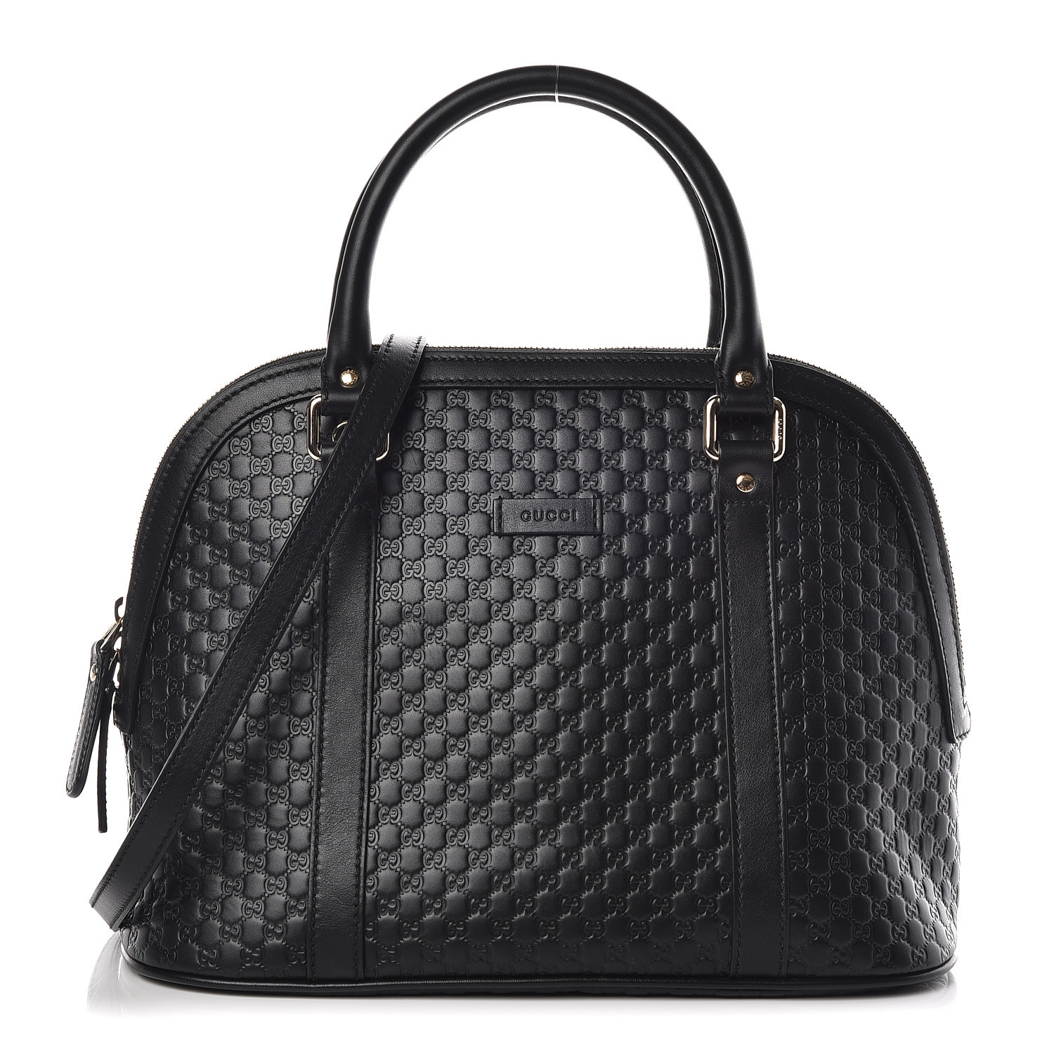 gucci microguccissima mini dome bag black