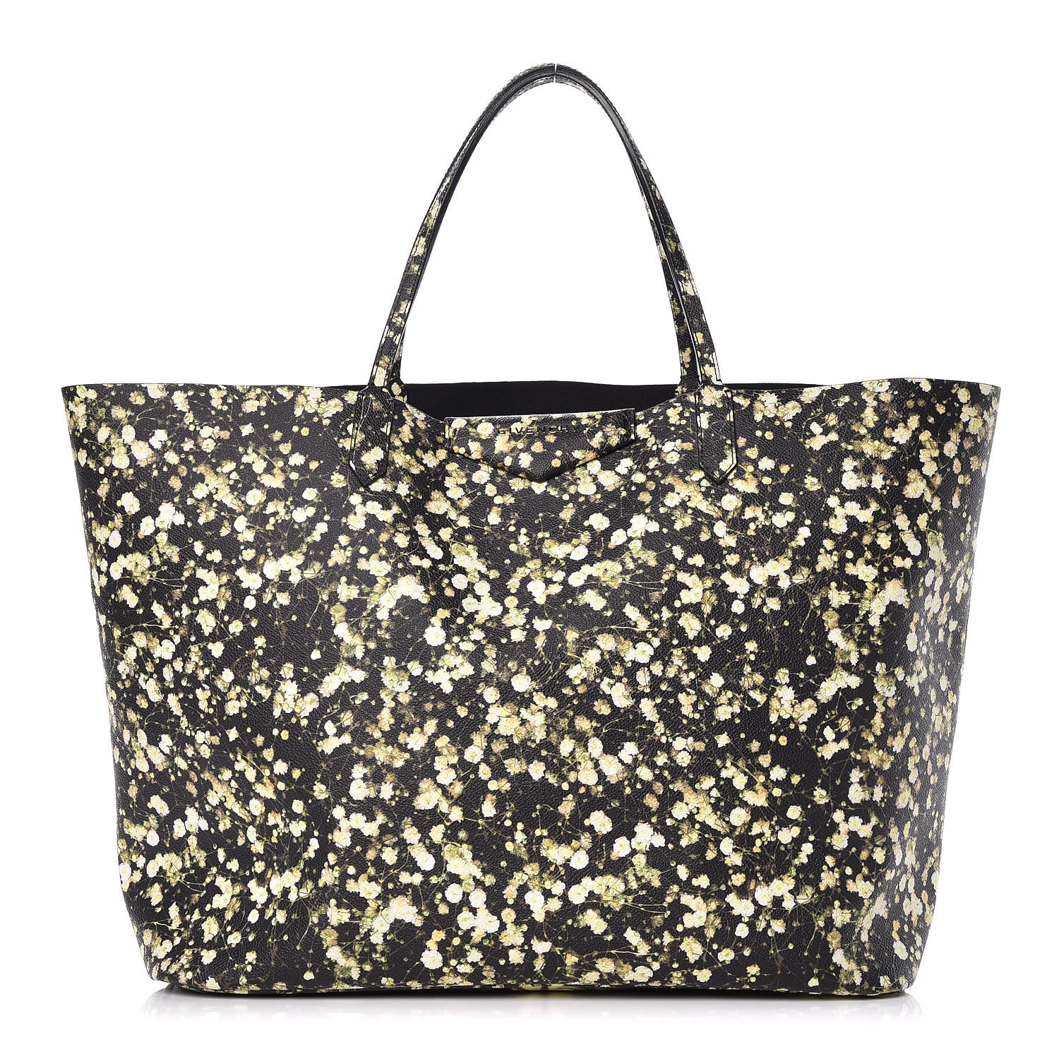 GIVENCHY Textured Coated Canvas Baby's Breath Print Large Antigona Tote ...