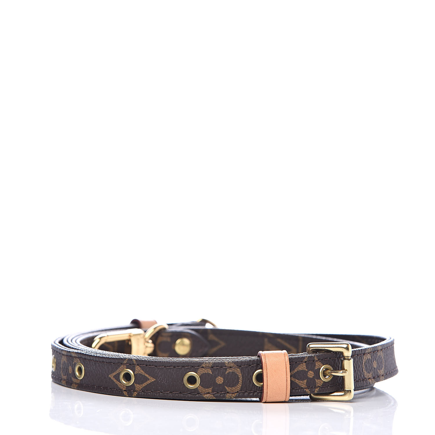 monogram shoulder strap