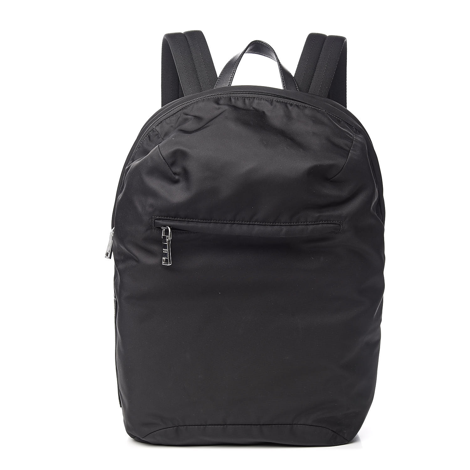 prada black nylon backpack