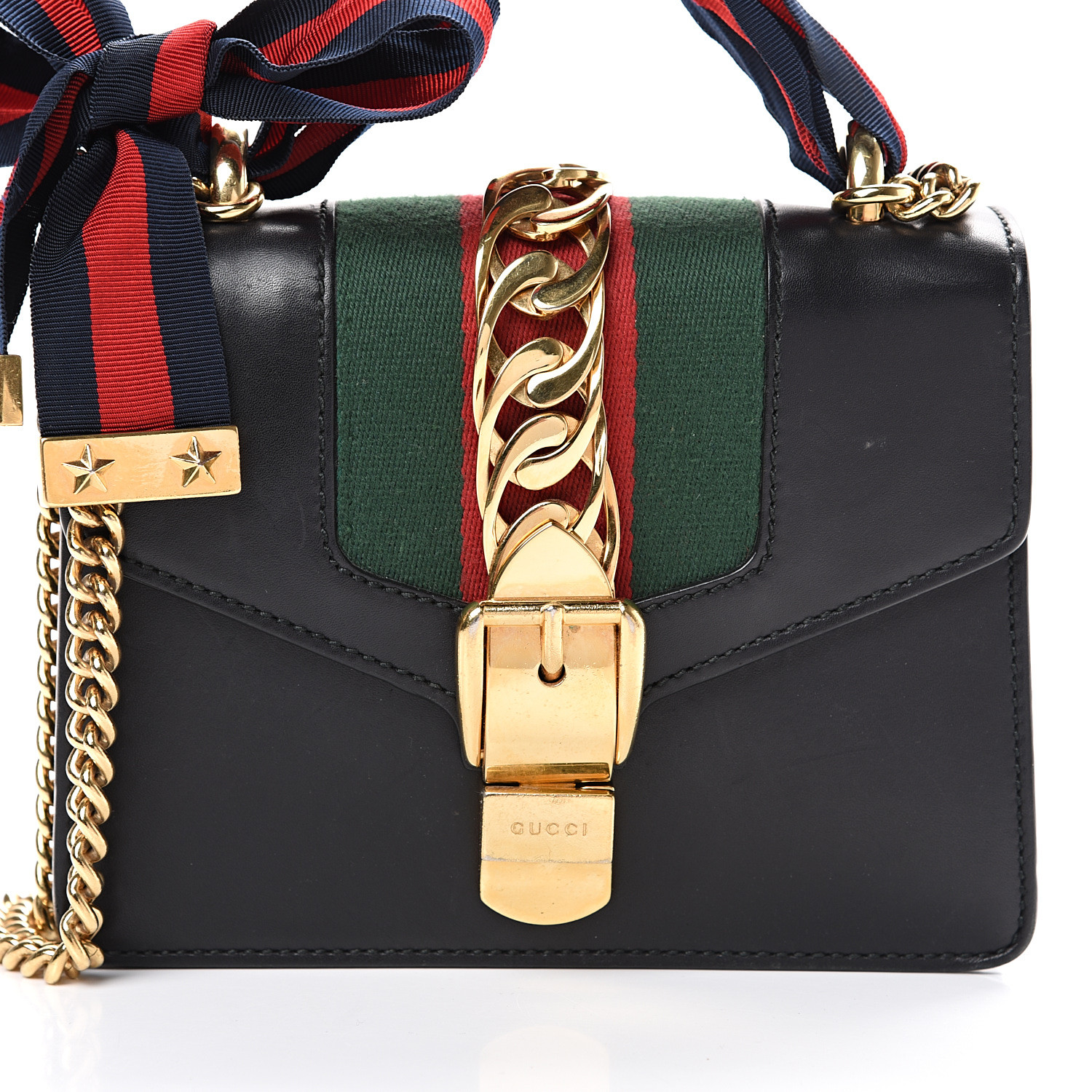 sylvie mini leather chain bag