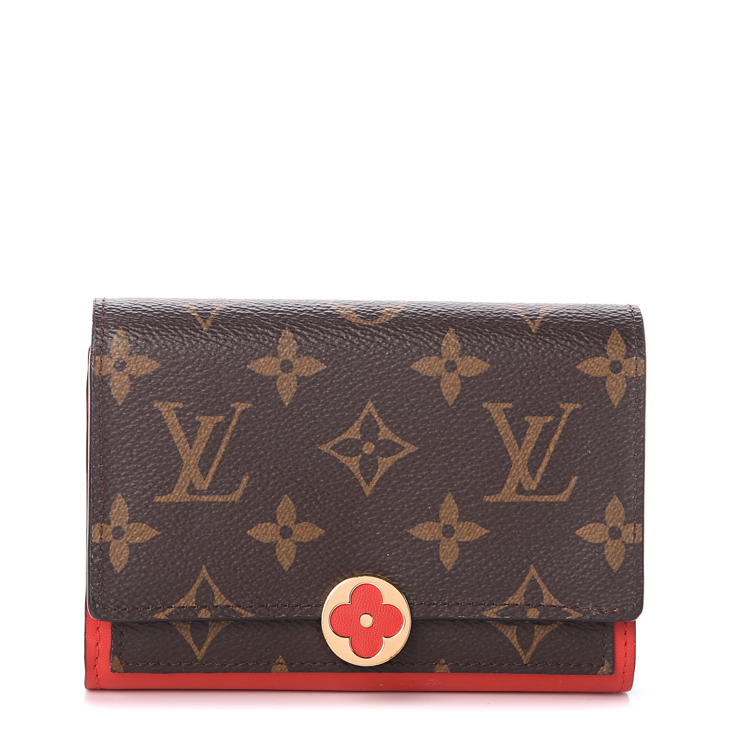 lv flore compact wallet