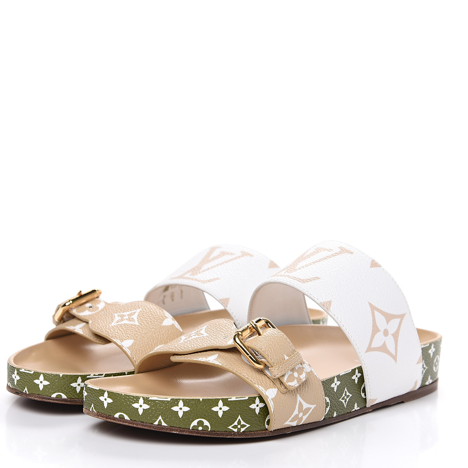 Louis Vuitton Bom Dia Flat Mule Slides Sandals