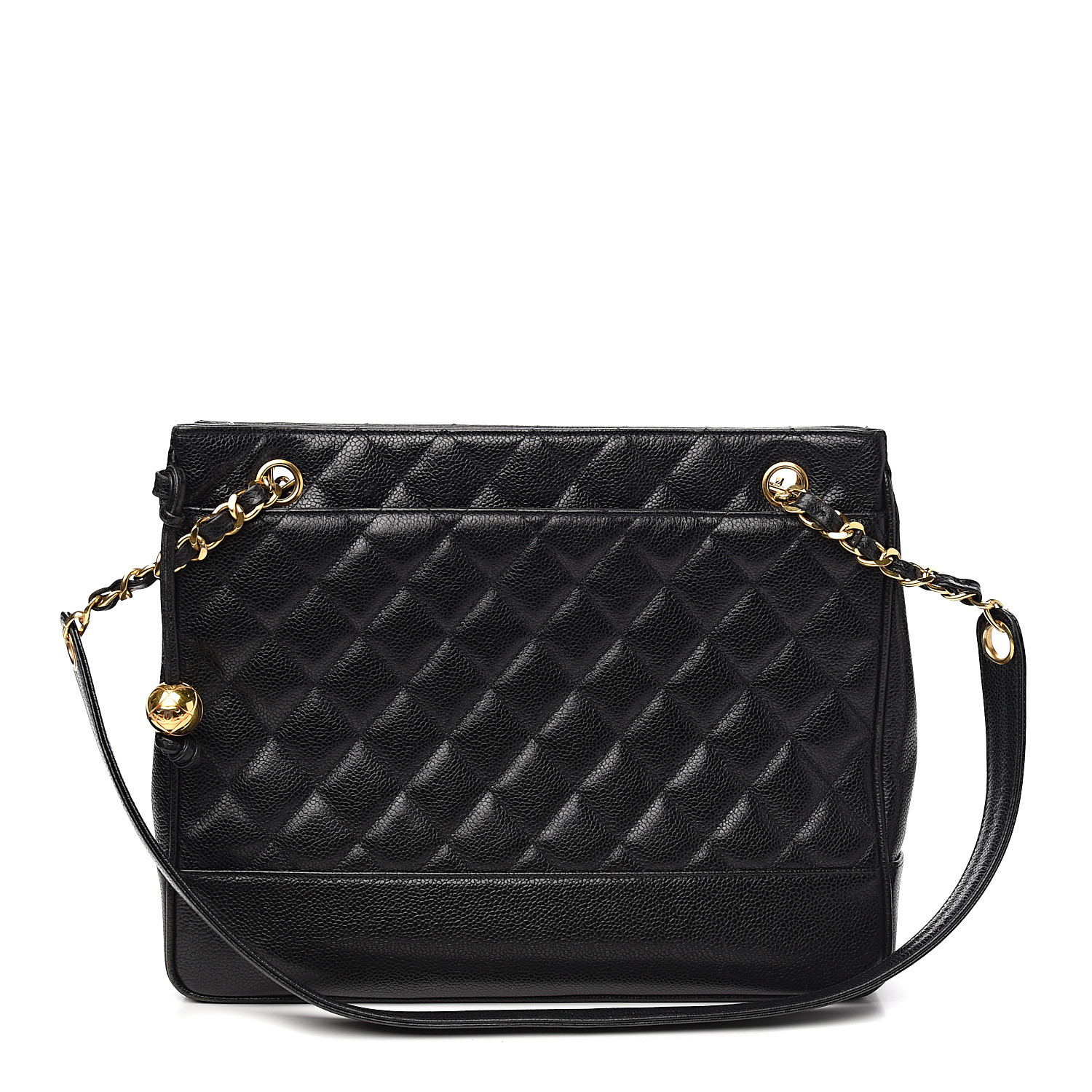 chanel quilted shoulder bag