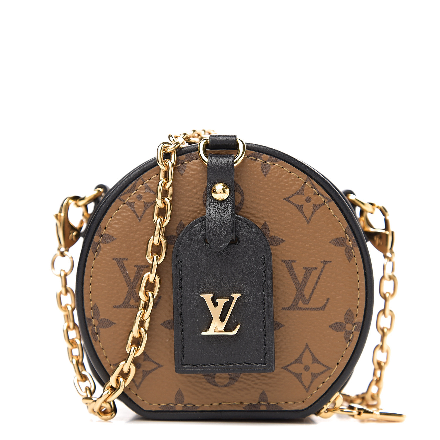 Louis Vuitton Boite Chapeau Necklace Monogram Reverse Brown/Black