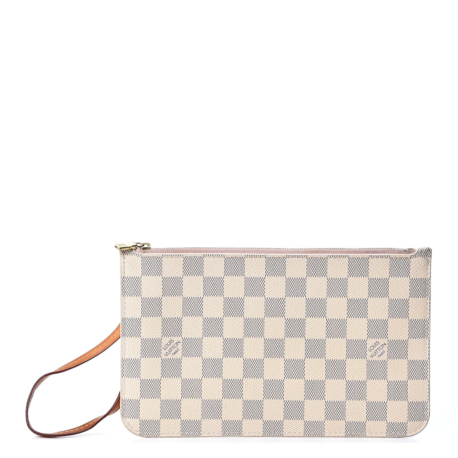 LOUIS VUITTON Damier Azur Braided Neonoe MM Peach Cream 604234