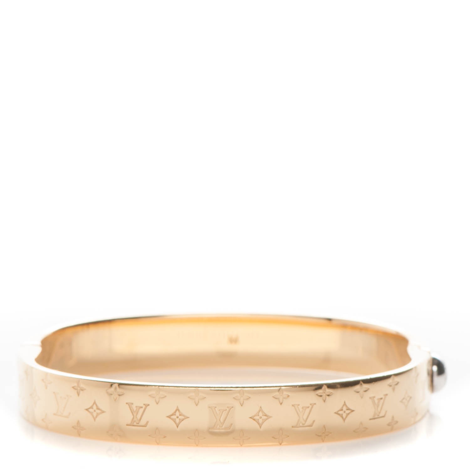 Louis Vuitton Nanogram Bracelet - Brass Bangle, Bracelets
