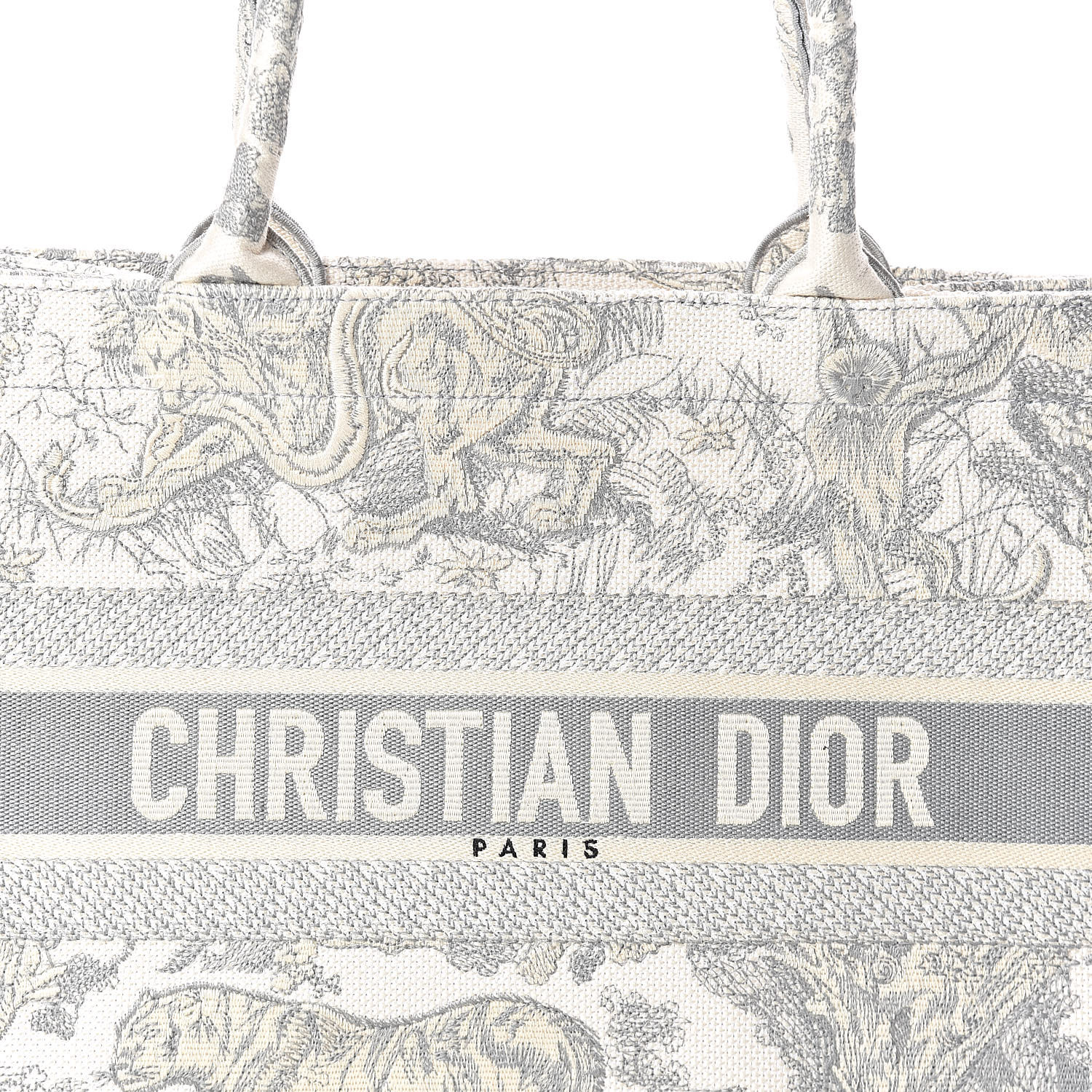 CHRISTIAN DIOR Embroidered Toile De Jouy Small Dioriviera Canvas Book ...