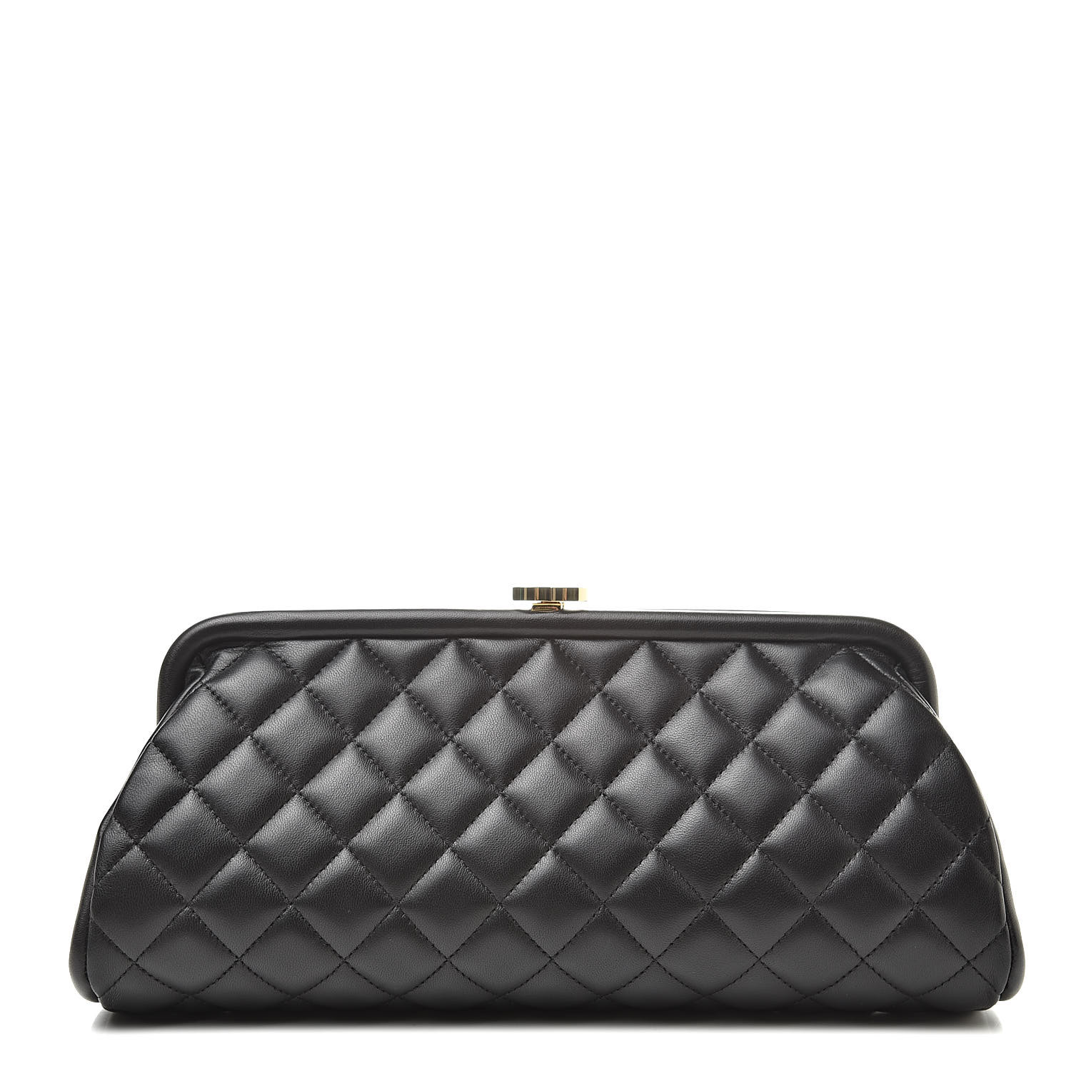 chanel quilted timeless clutch