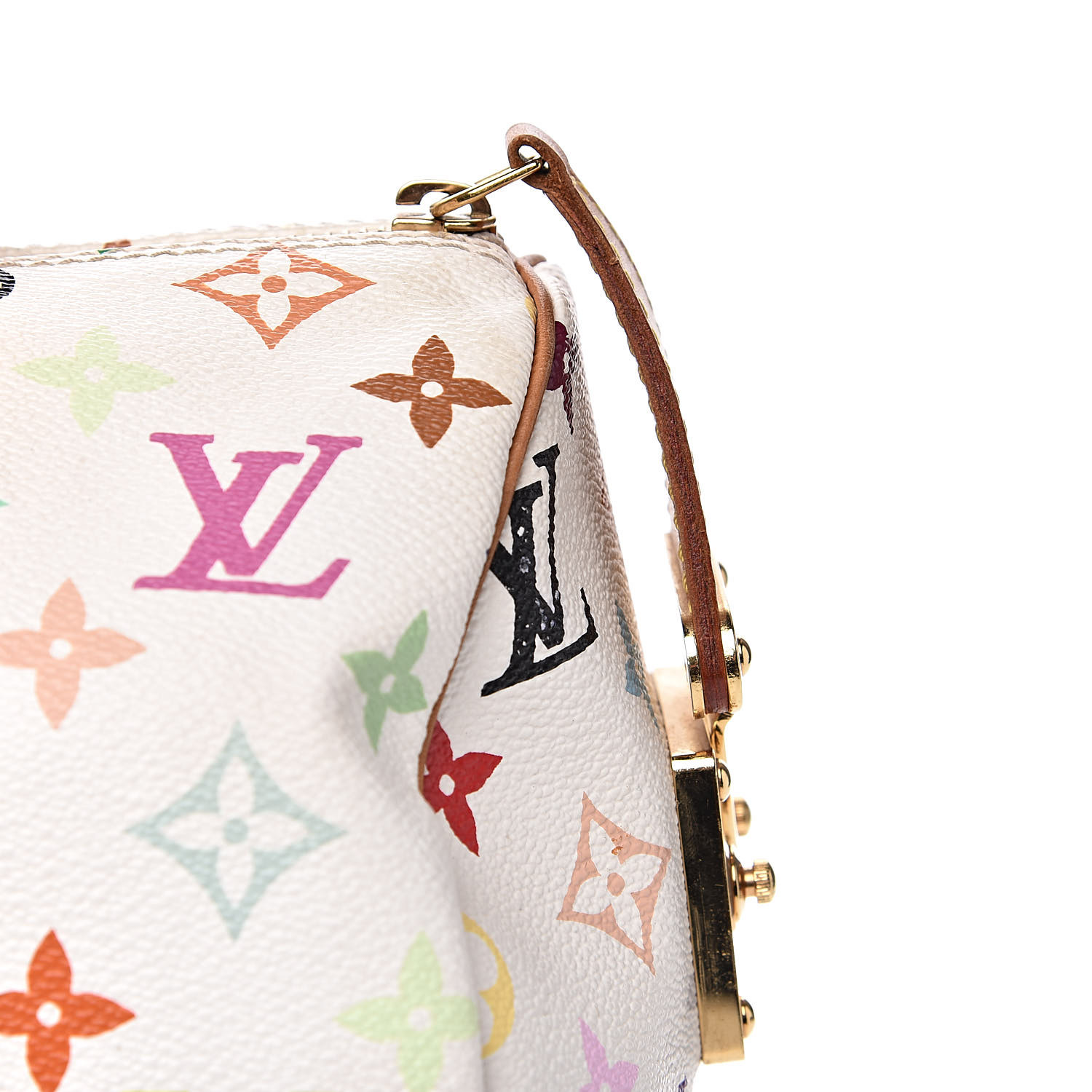 LOUIS VUITTON Monogram Multicolor Speedy 30 White 522241