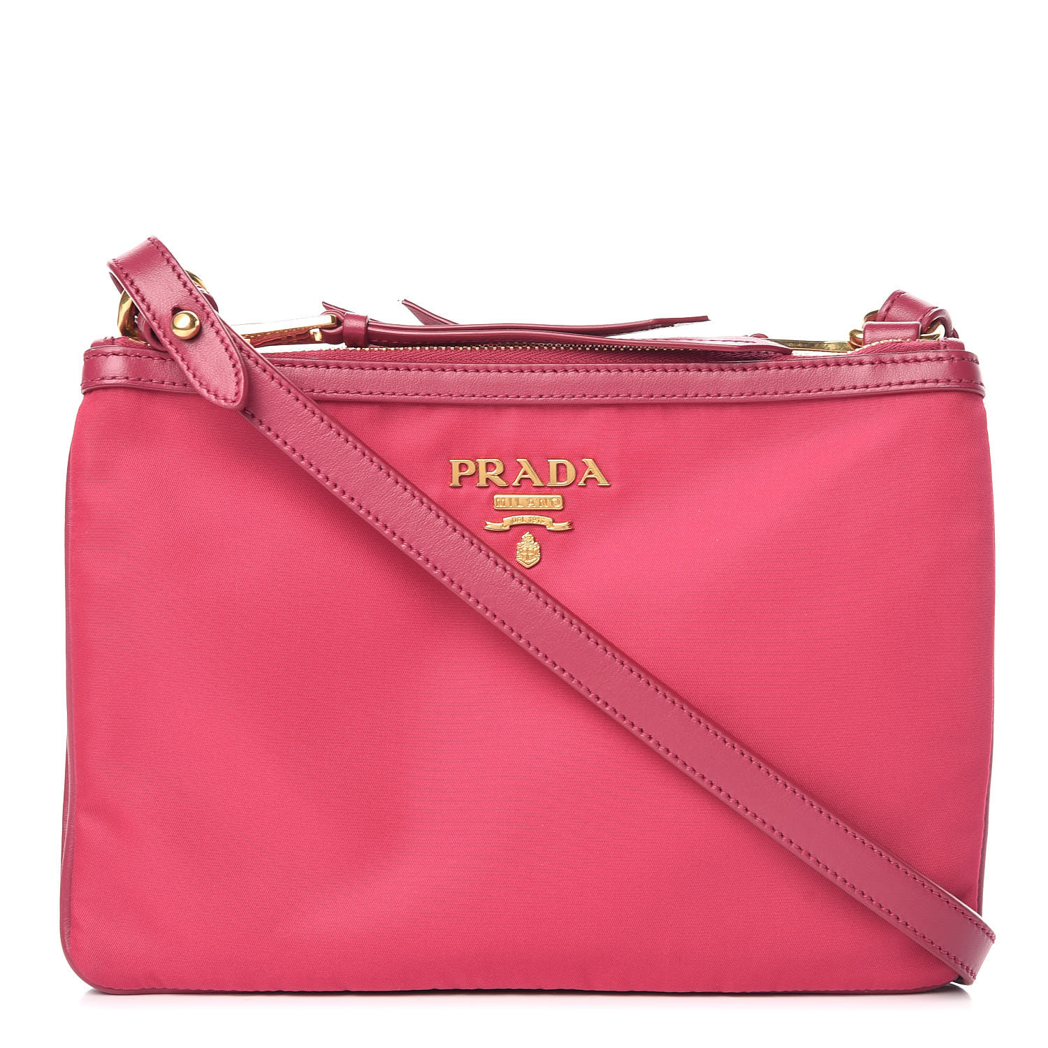 prada double zip crossbody