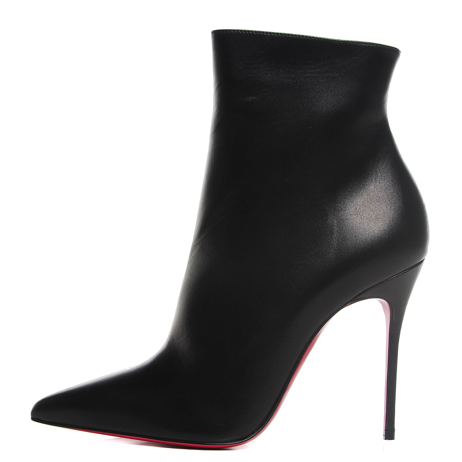 CHRISTIAN LOUBOUTIN Calfskin So Kate Booty 100 Ankle Boots 39 Black 105943