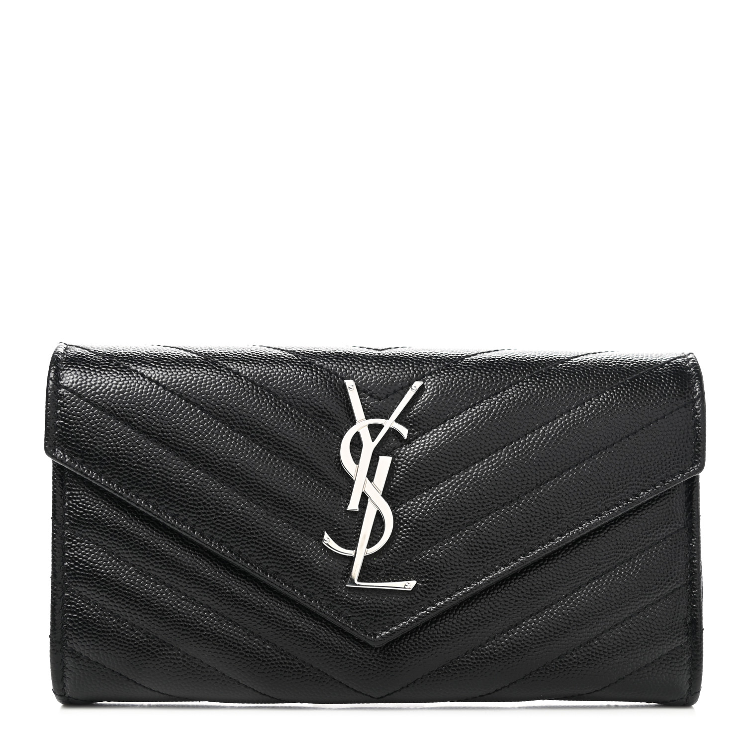 ysl black chevron bolsa