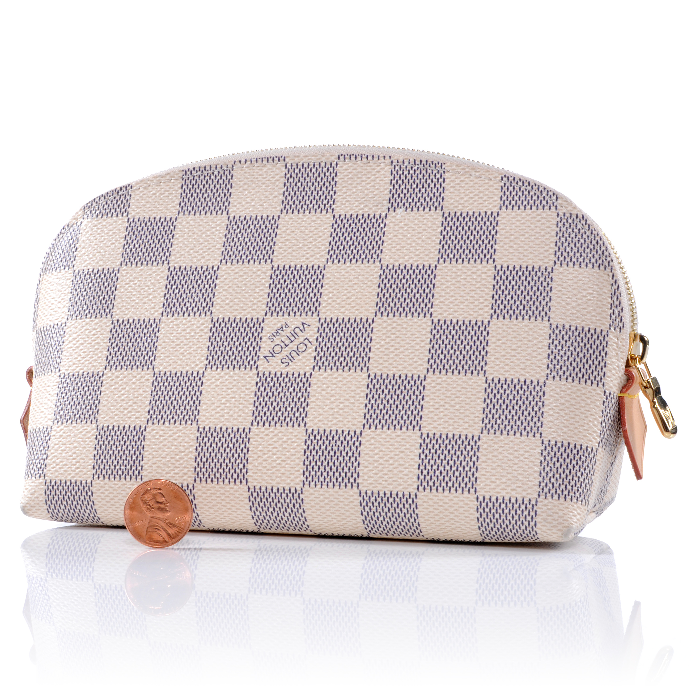 damier azur pouch