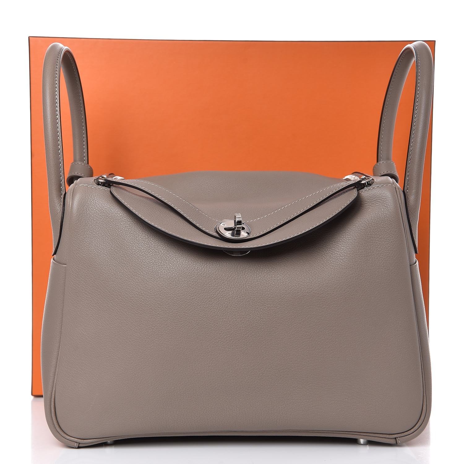  HERMES  Evercolor Lindy  30  Gris Asphalte 319883