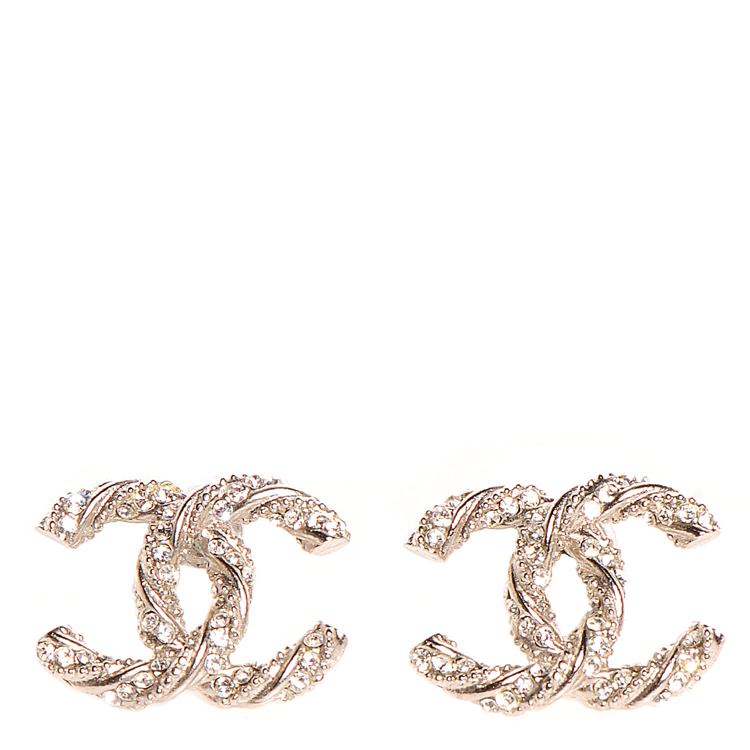 chanel twisted earrings