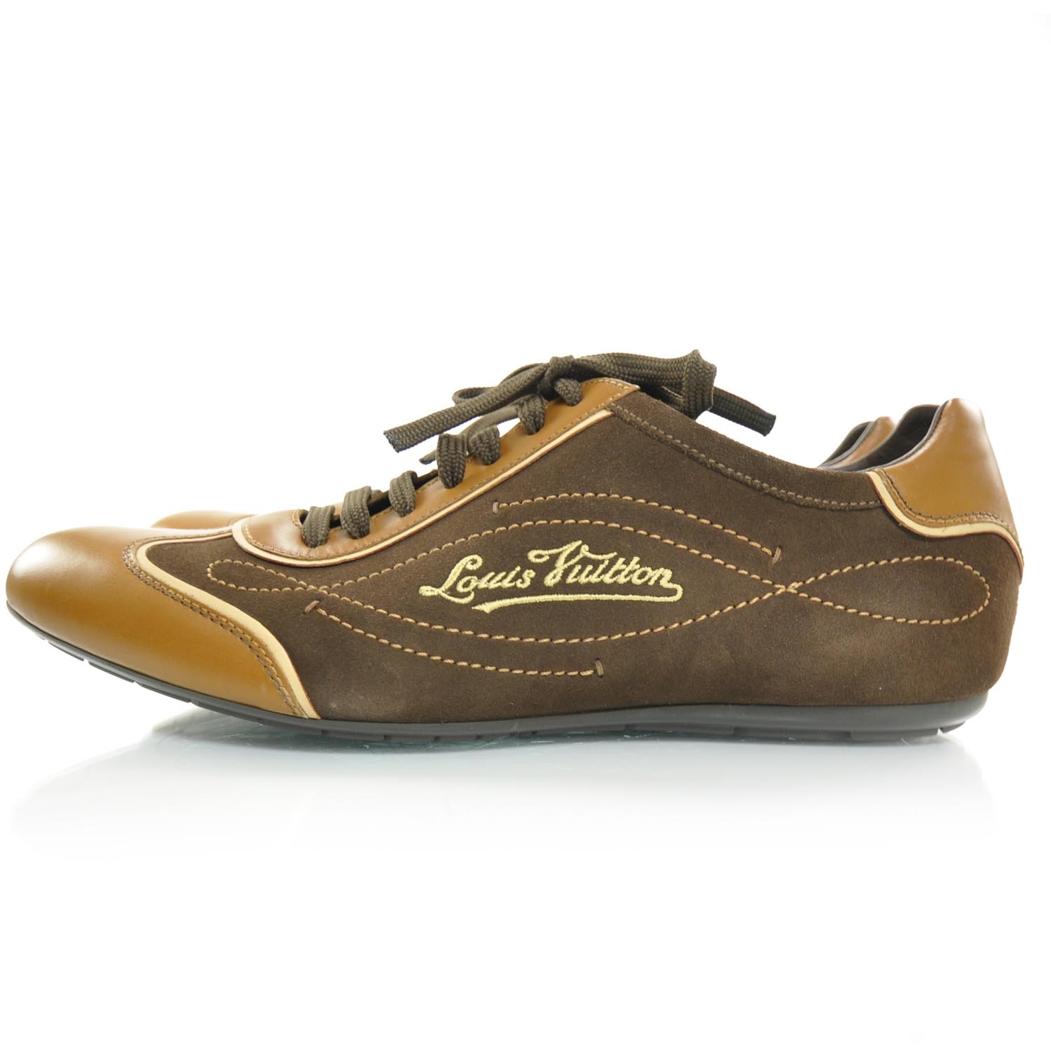 louis vuitton brown mens shoes