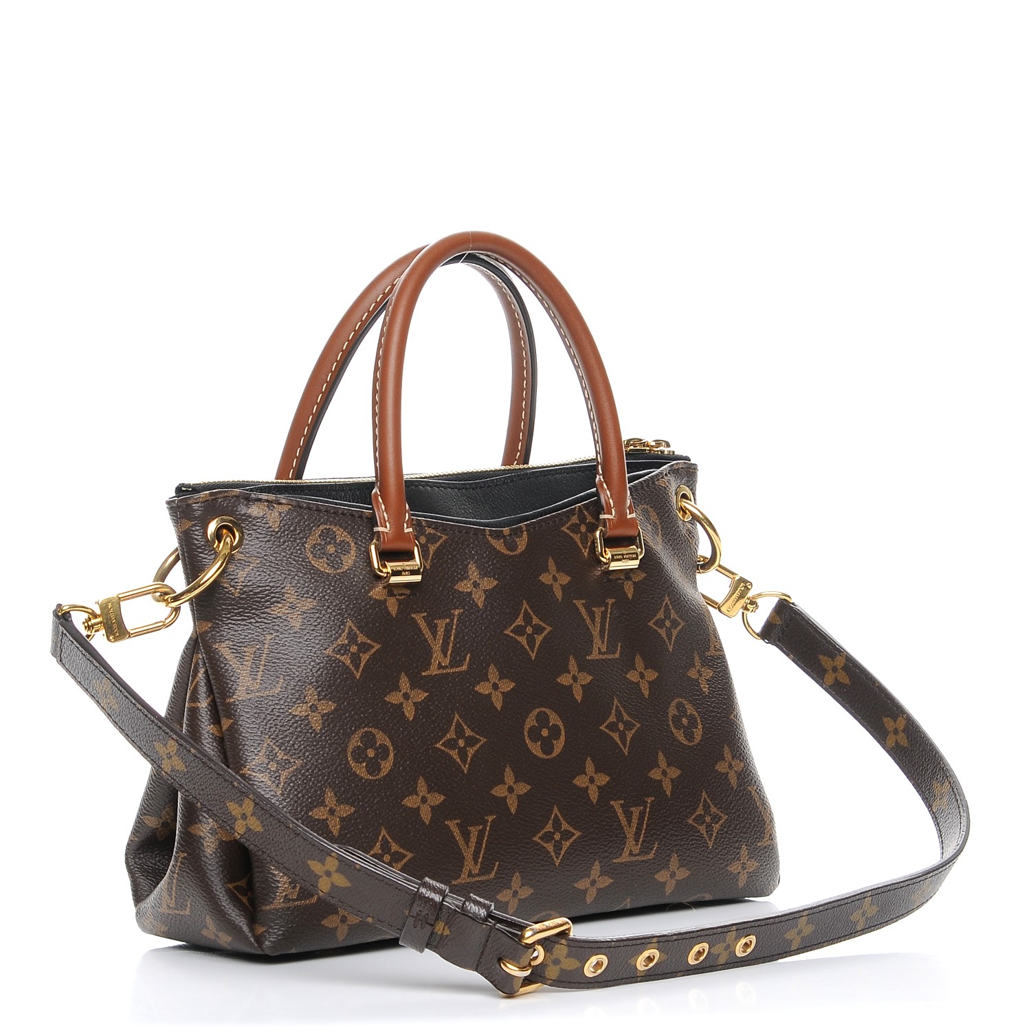 LOUIS VUITTON Monogram Pallas BB Black 223243