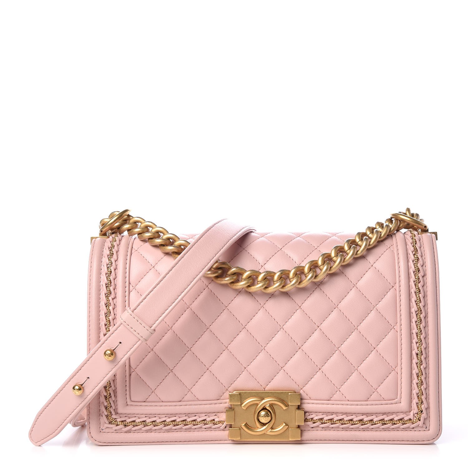 chanel quilted bag gold chain