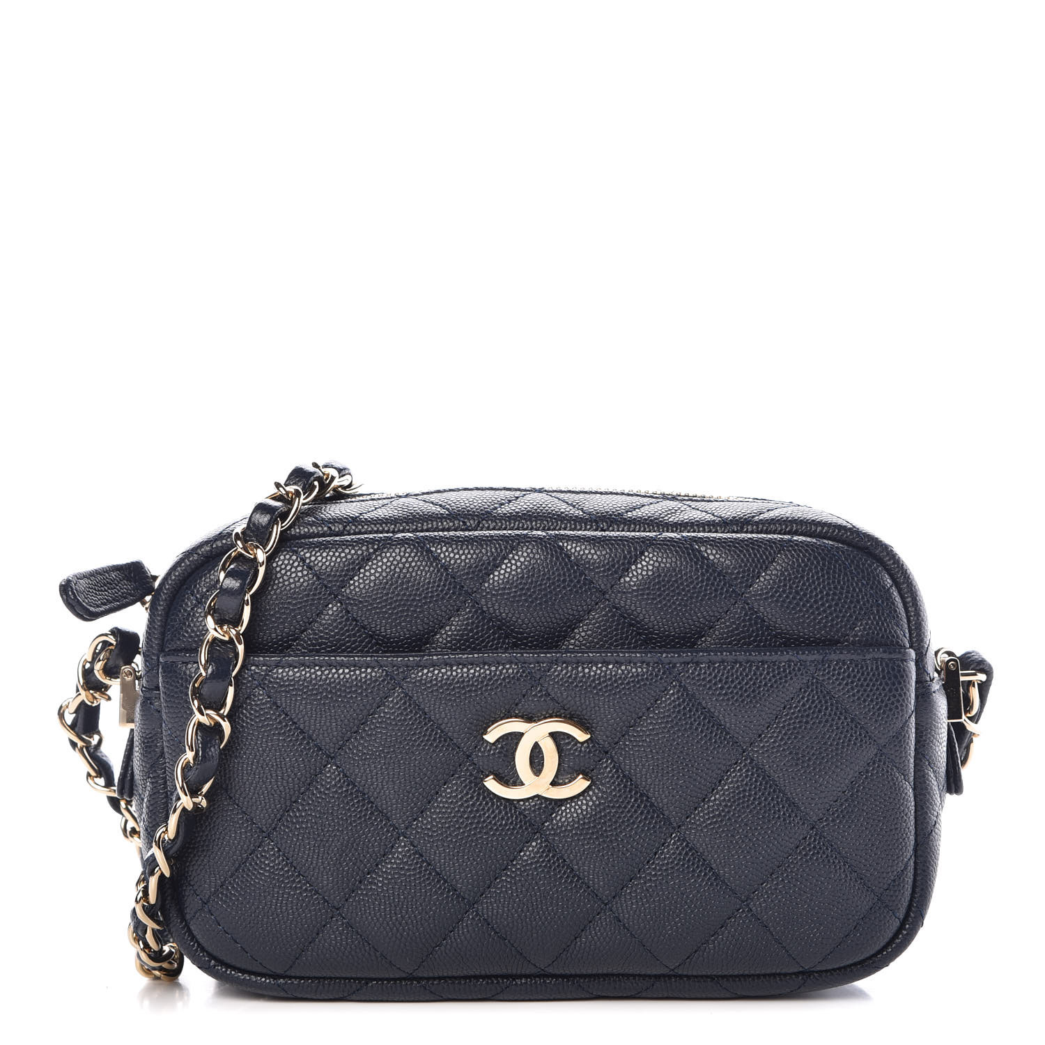 chanel camera bag caviar