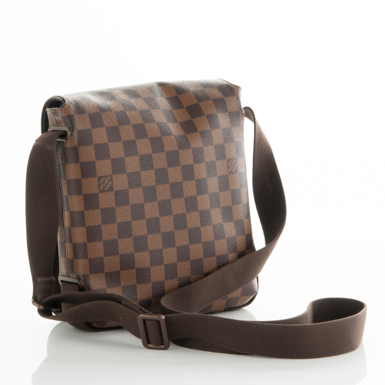 Louis+Vuitton+Brooklyn+Messenger+Bag+PM+Brown+Leather for sale