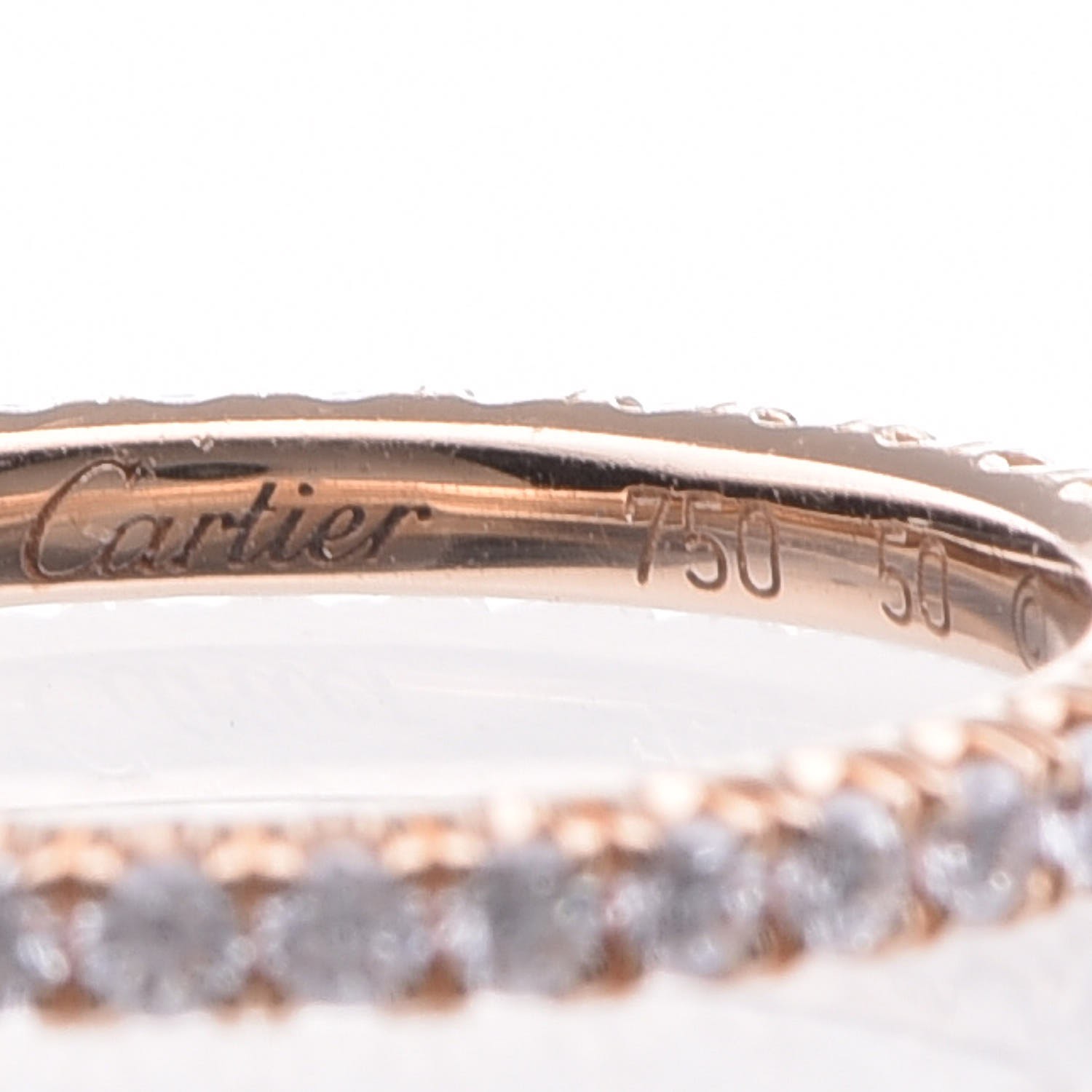 cartier wedding band diamond