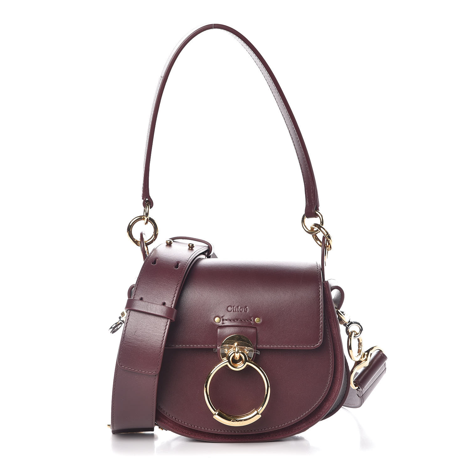 chloe bag burgundy