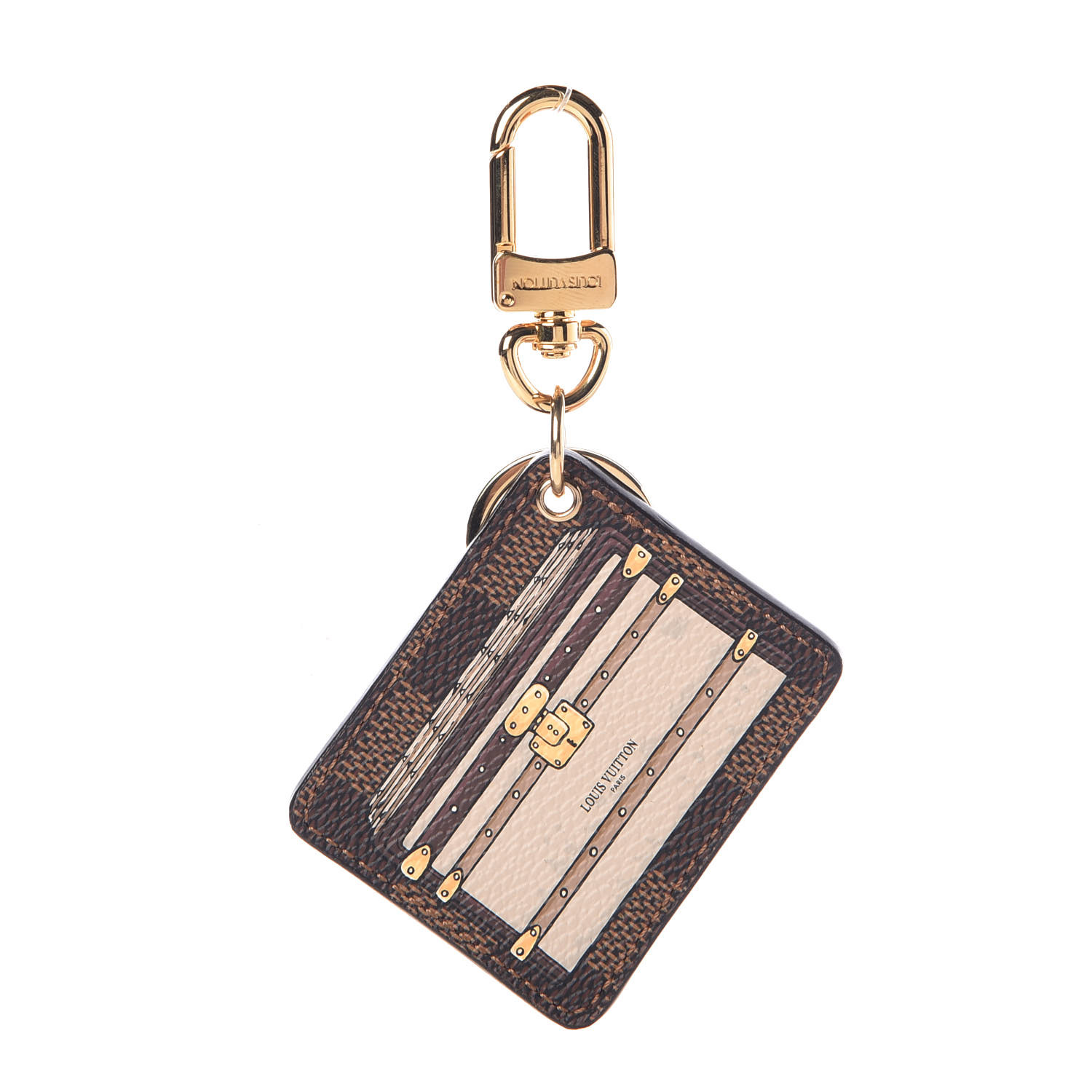 Authentic Louis Vuitton Bag Charm Key holder Soft Trunk Backpack Monogram  Eclips