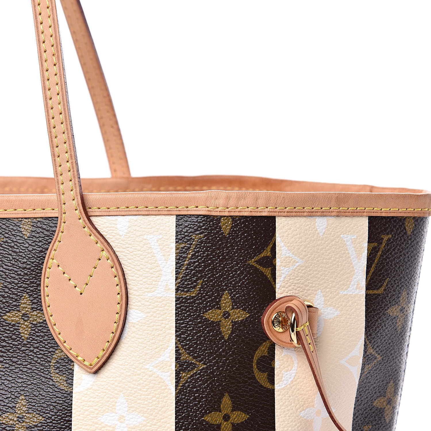 louis vuitton monogram rayures neverfull mm