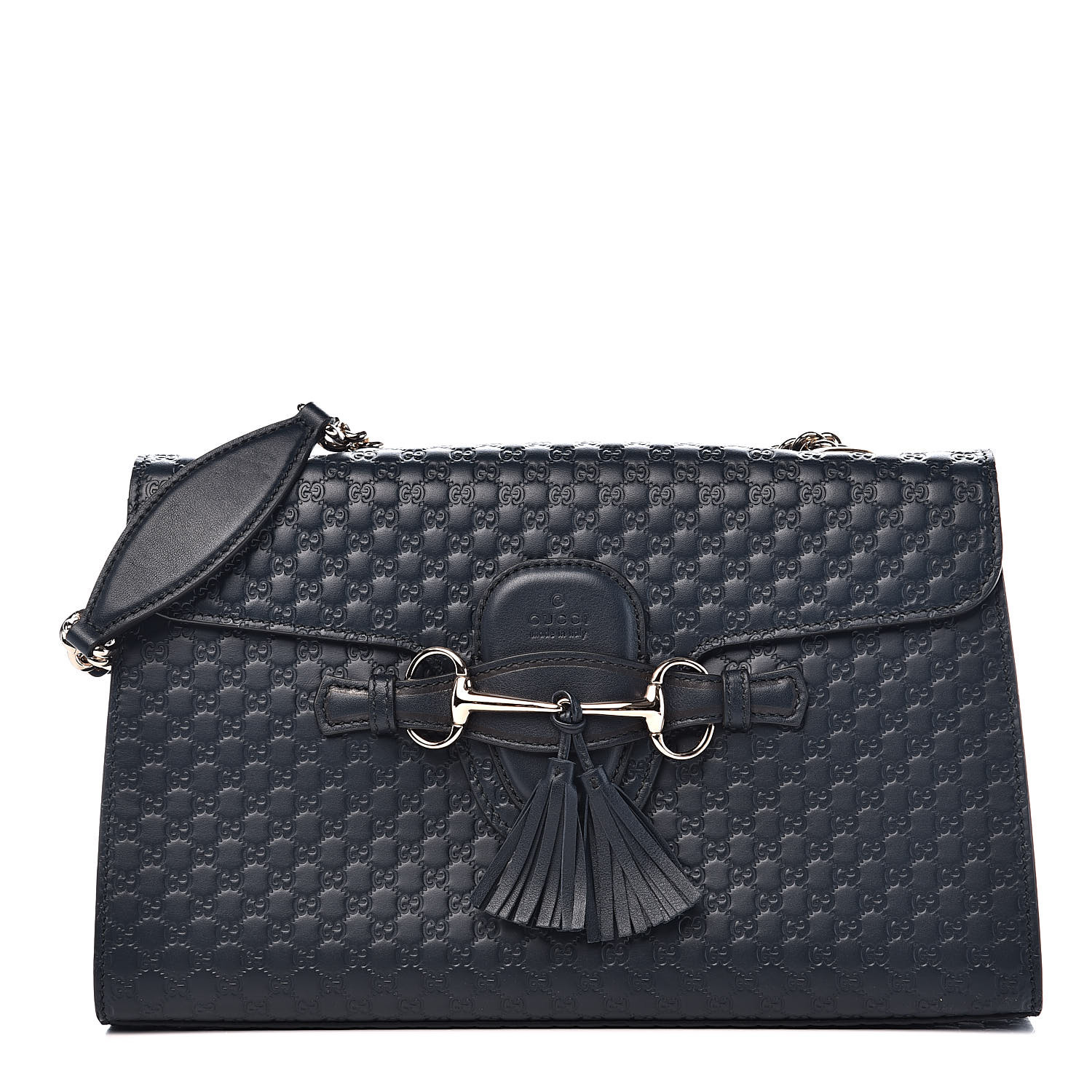 gucci microguccissima medium emily chain shoulder bag