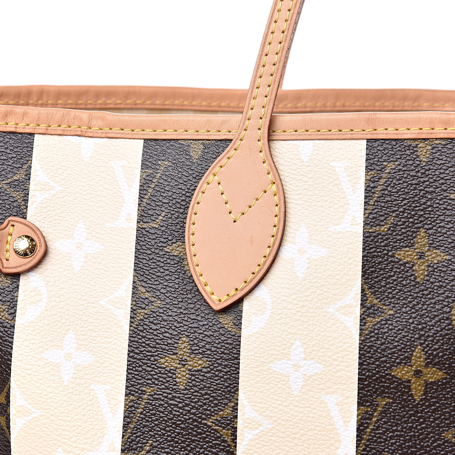 louis vuitton monogram rayures neverfull mm