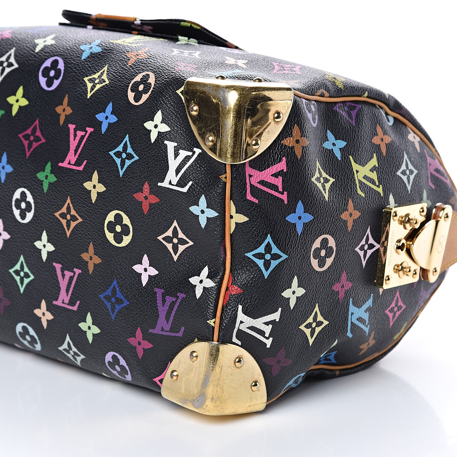 lv multicolor clutch