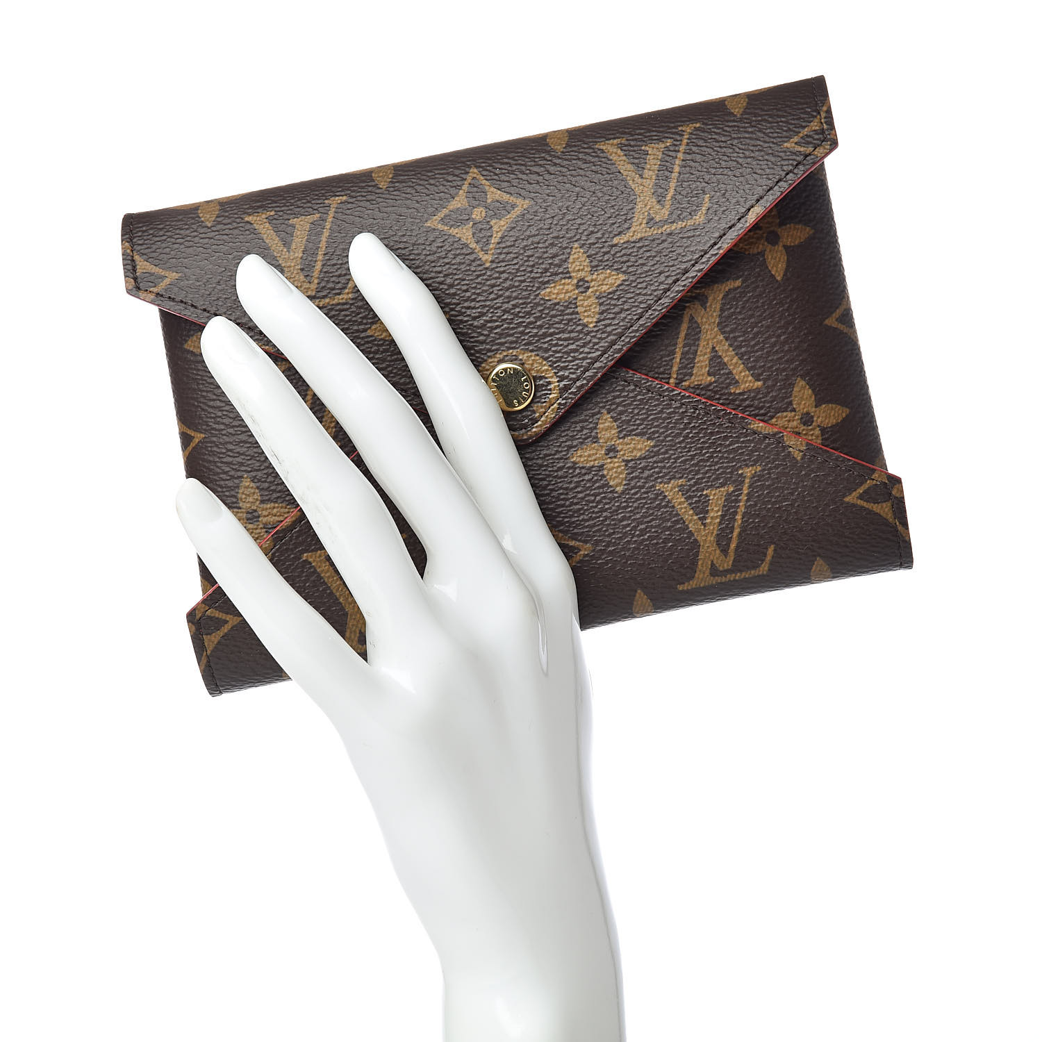 LOUIS VUITTON Monogram Medium Kirigami Pochette Insert Coquelicot 519872