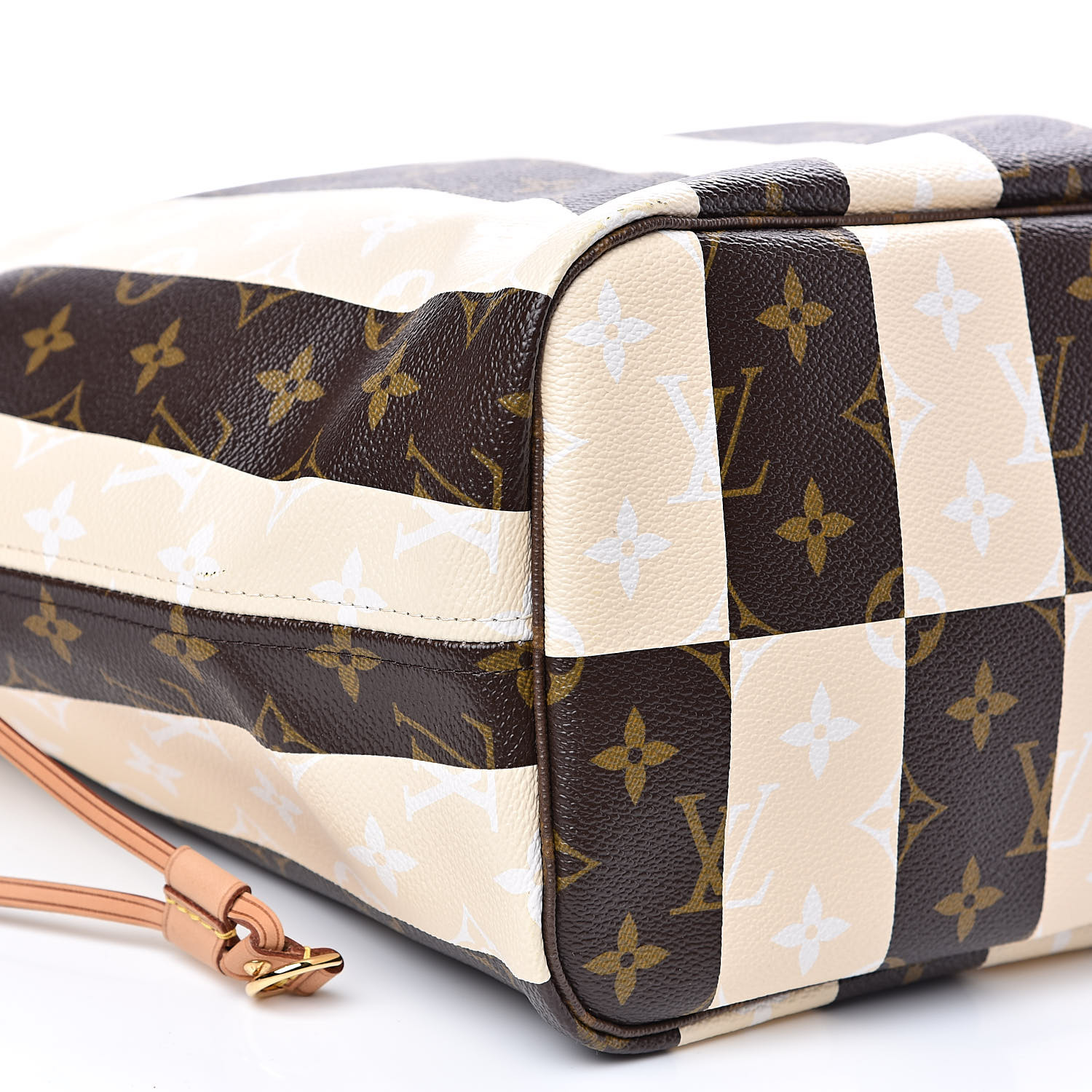 louis vuitton monogram rayures neverfull mm