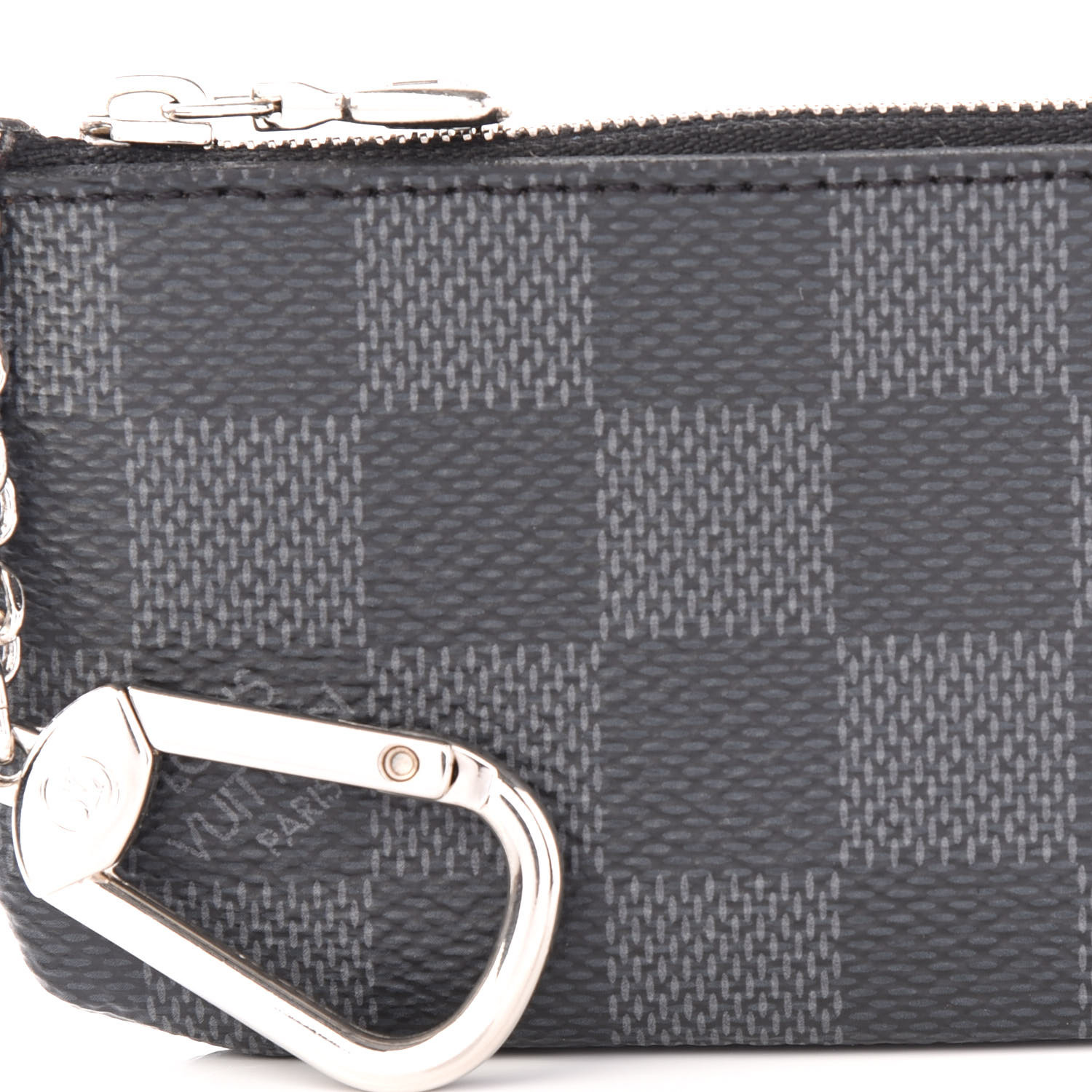 louis vuitton key pouch damier graphite