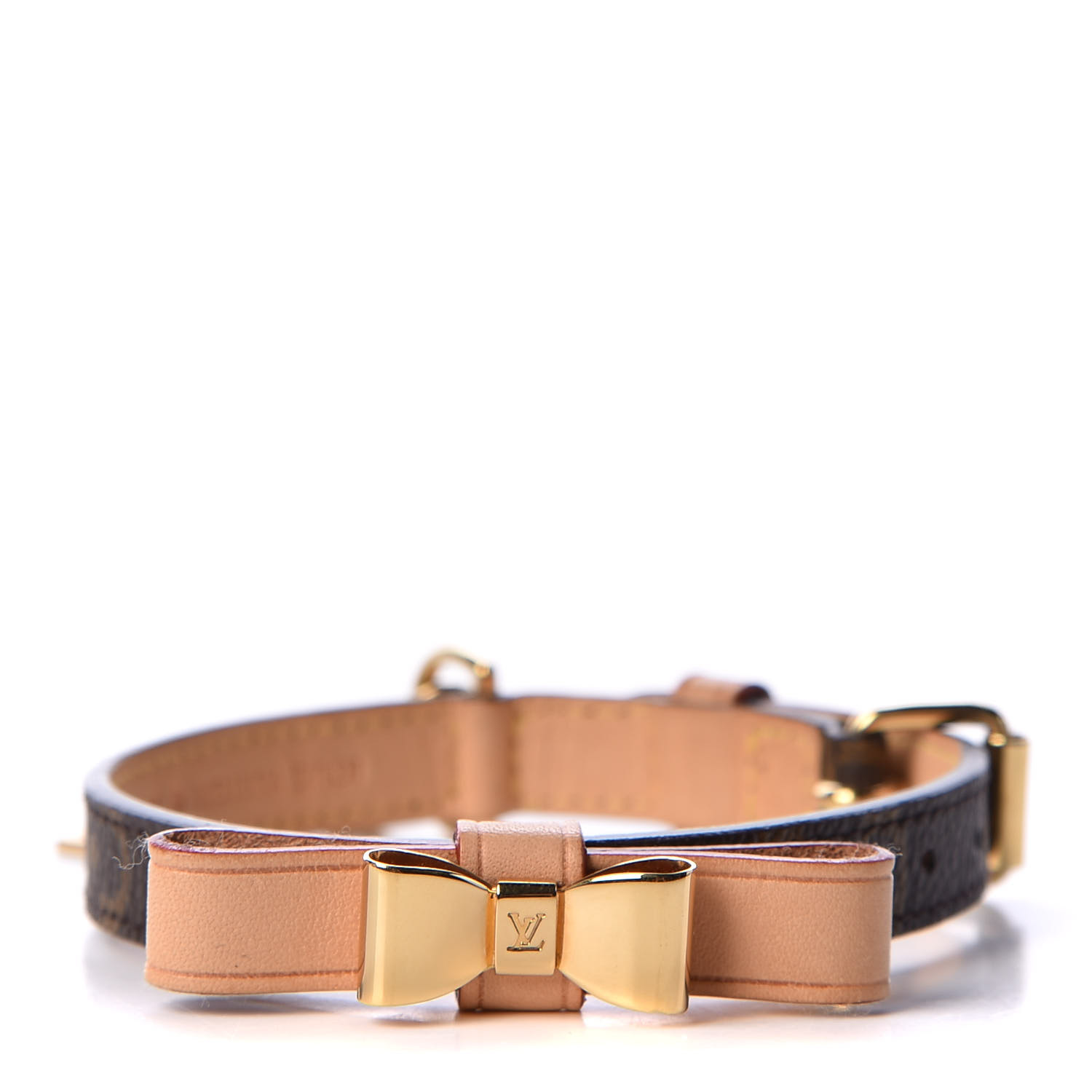 LOUIS VUITTON Monogram Baxter Dog Collar XS 556740 | FASHIONPHILE