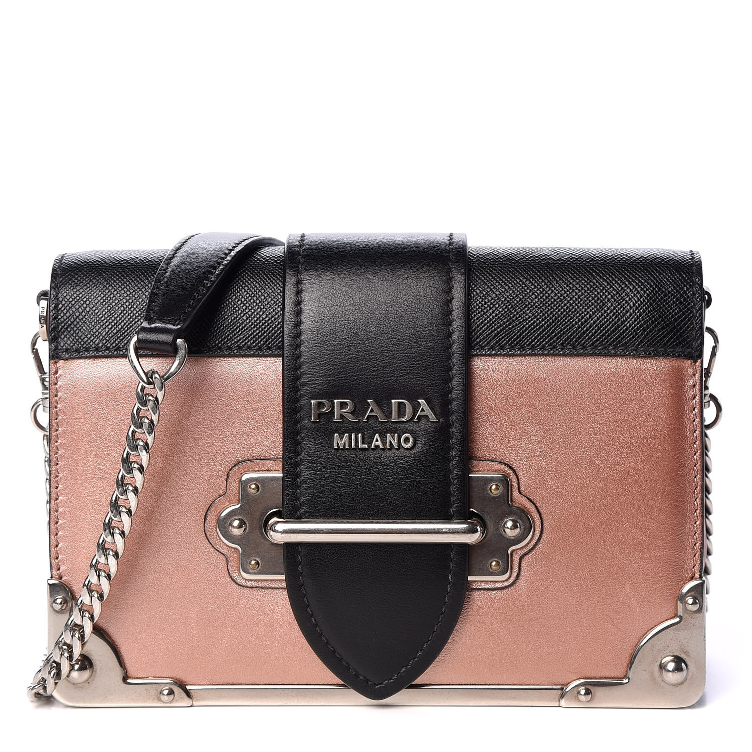 prada metallic bag