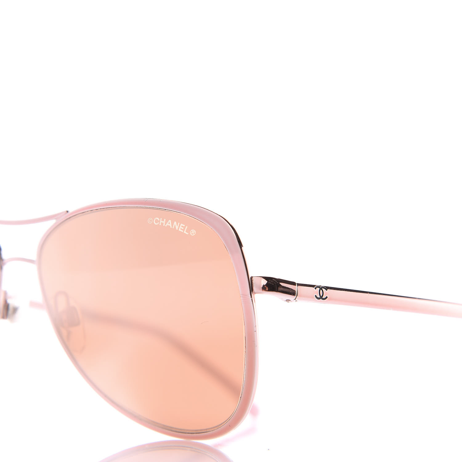 CHANEL Mirrored Pilot Summer Sunglasses 4223 Pink 554775