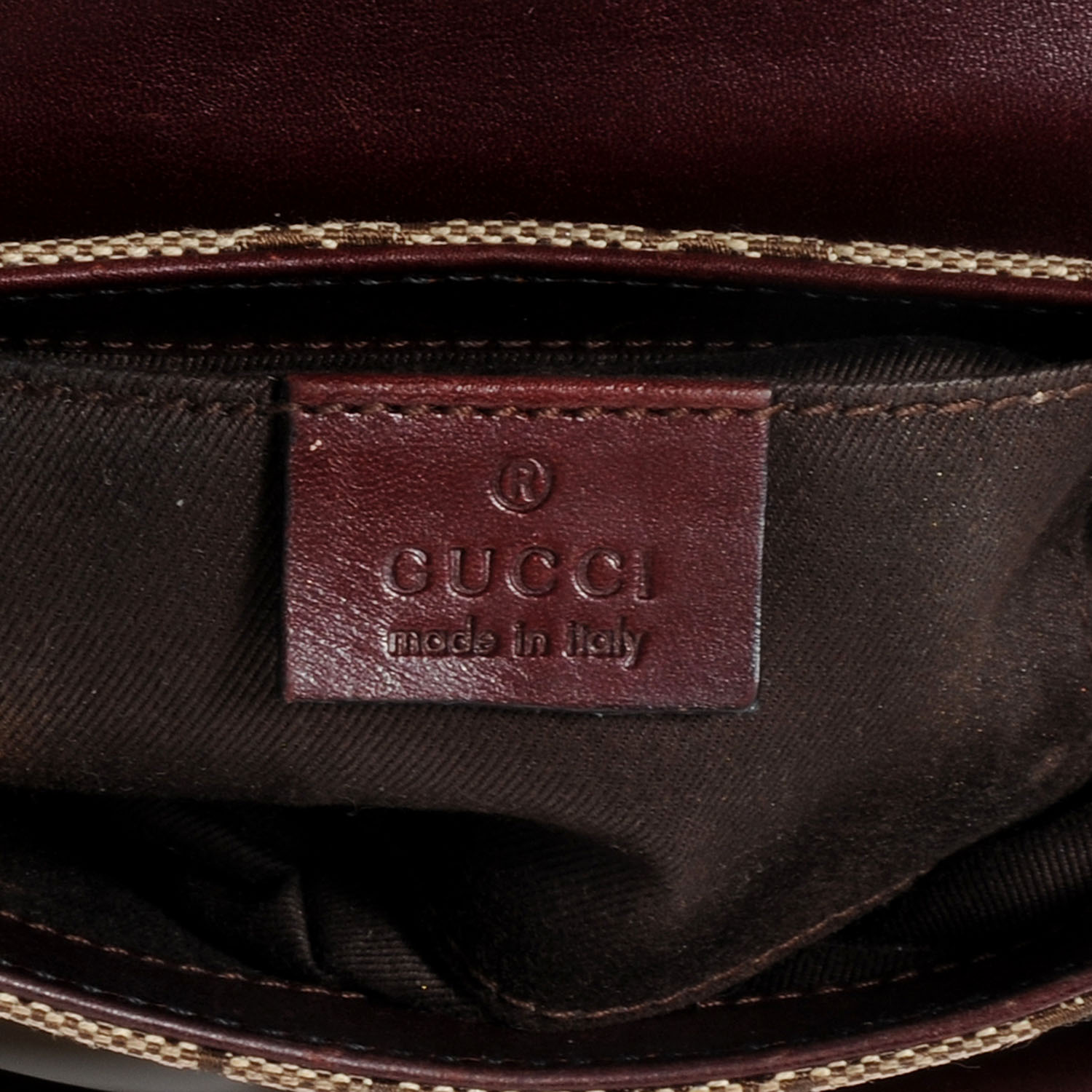 gucci monogram horsebit clutch