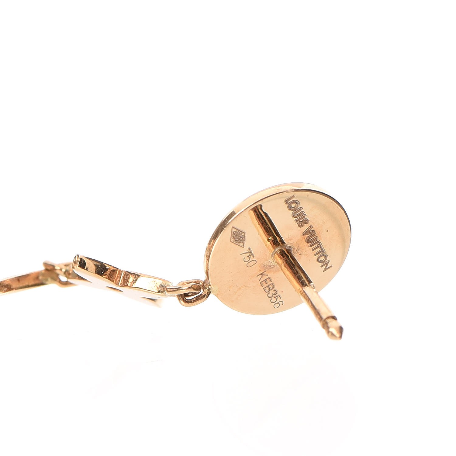 Louis Vuitton Idylle Blossom Hoop Earrings in 18k Rose Gold 0.61 CTW, myGemma, FR